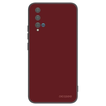 Picasee silikonový černý obal pro Huawei Nova 5T - Red Bliss
