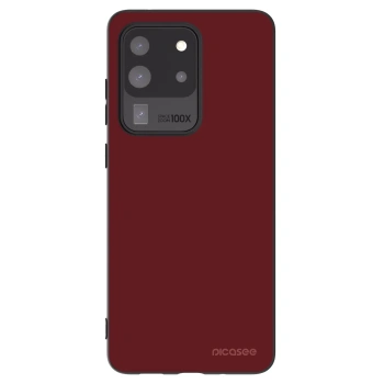 Picasee silikonový černý obal pro Samsung Galaxy S20 Ultra 5G G988F - Red Bliss