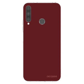 Picasee silikonový průhledný obal pro Huawei P40 Lite E - Red Bliss