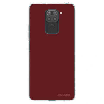 Picasee silikonový černý obal pro Xiaomi Redmi Note 9 - Red Bliss