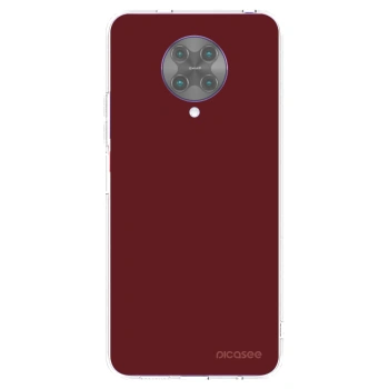 Picasee silikonový průhledný obal pro Xiaomi Poco F2 Pro - Red Bliss