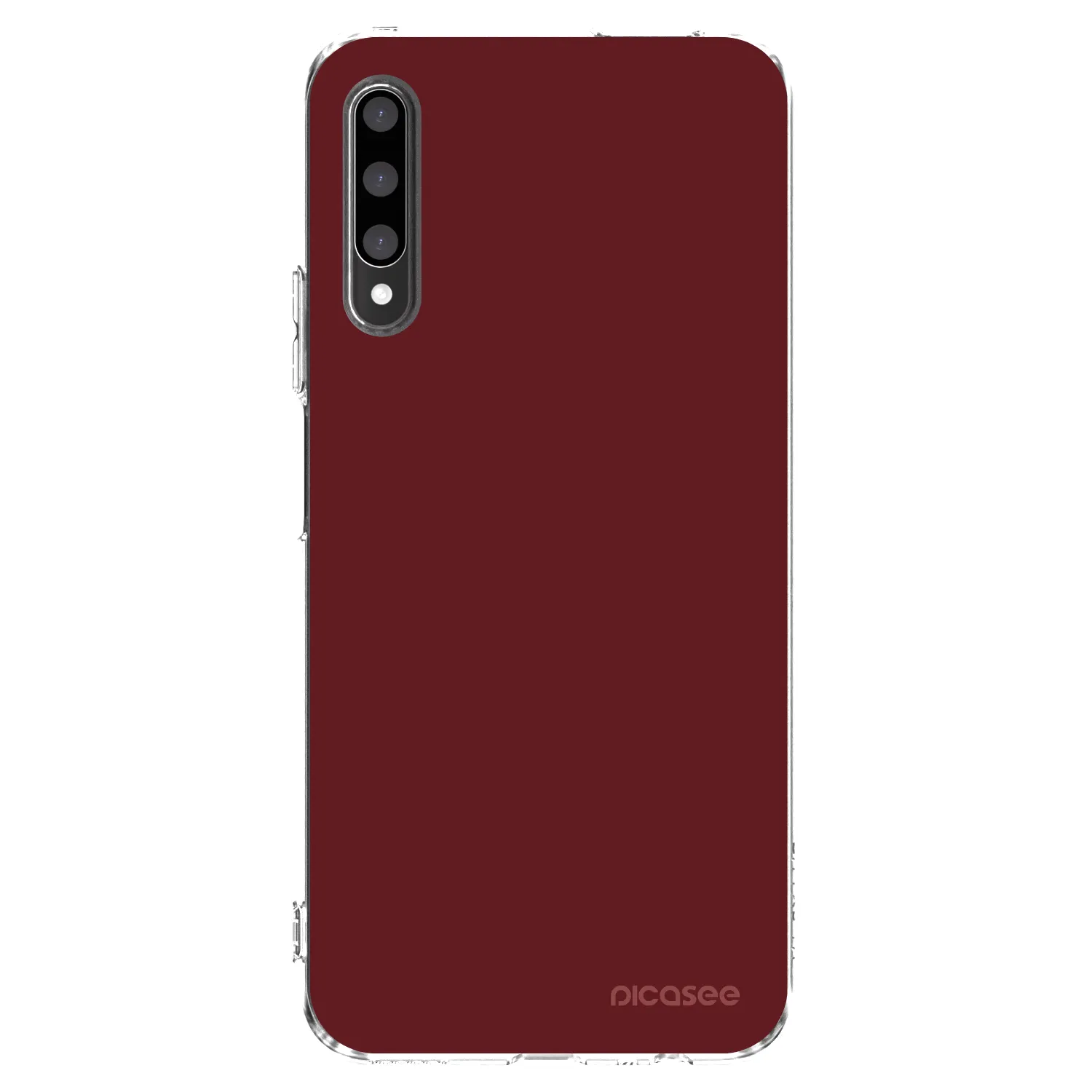 Picasee silikonový průhledný obal pro Honor 9X Pro - Red Bliss