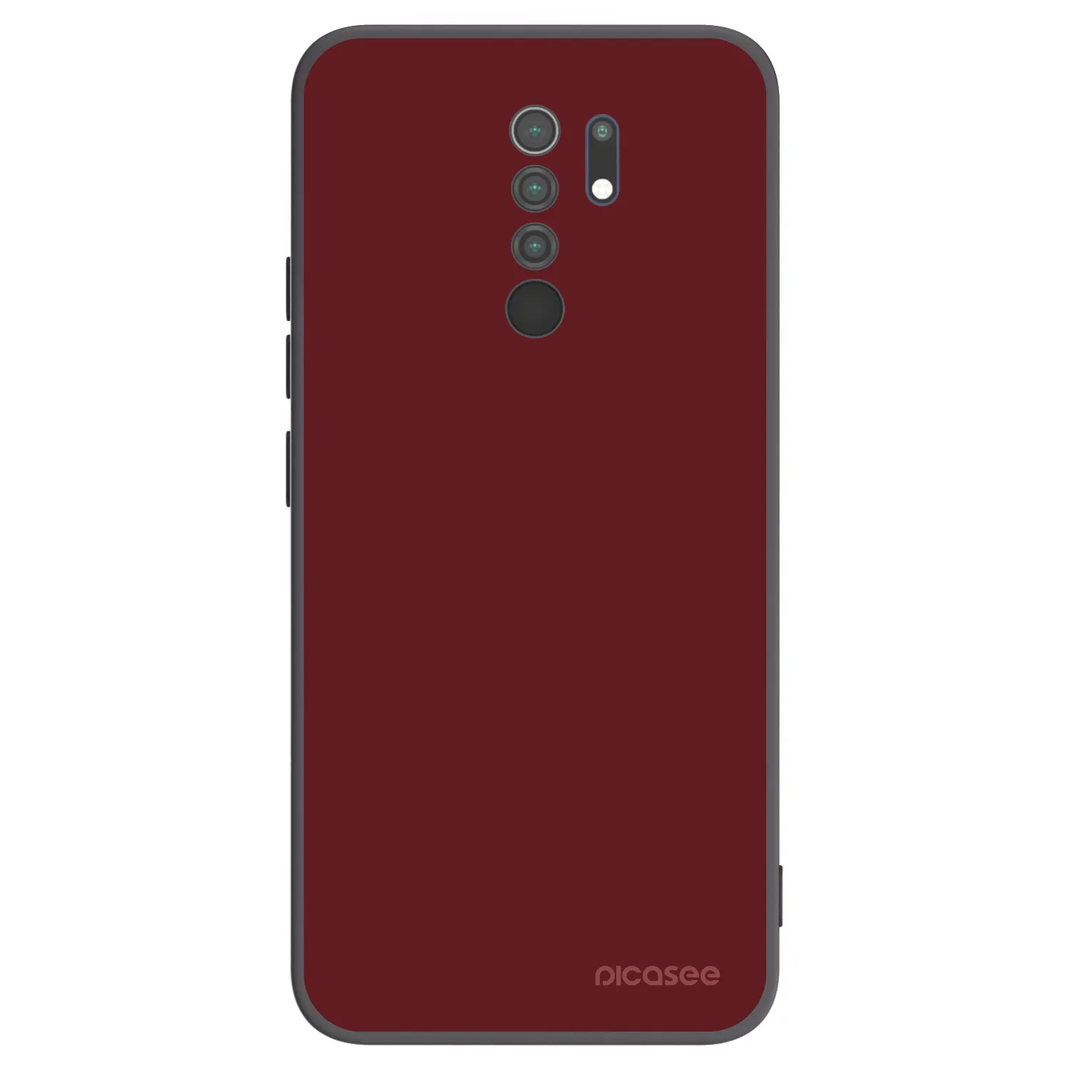 Picasee silikonový černý obal pro Xiaomi Redmi 9 - Red Bliss