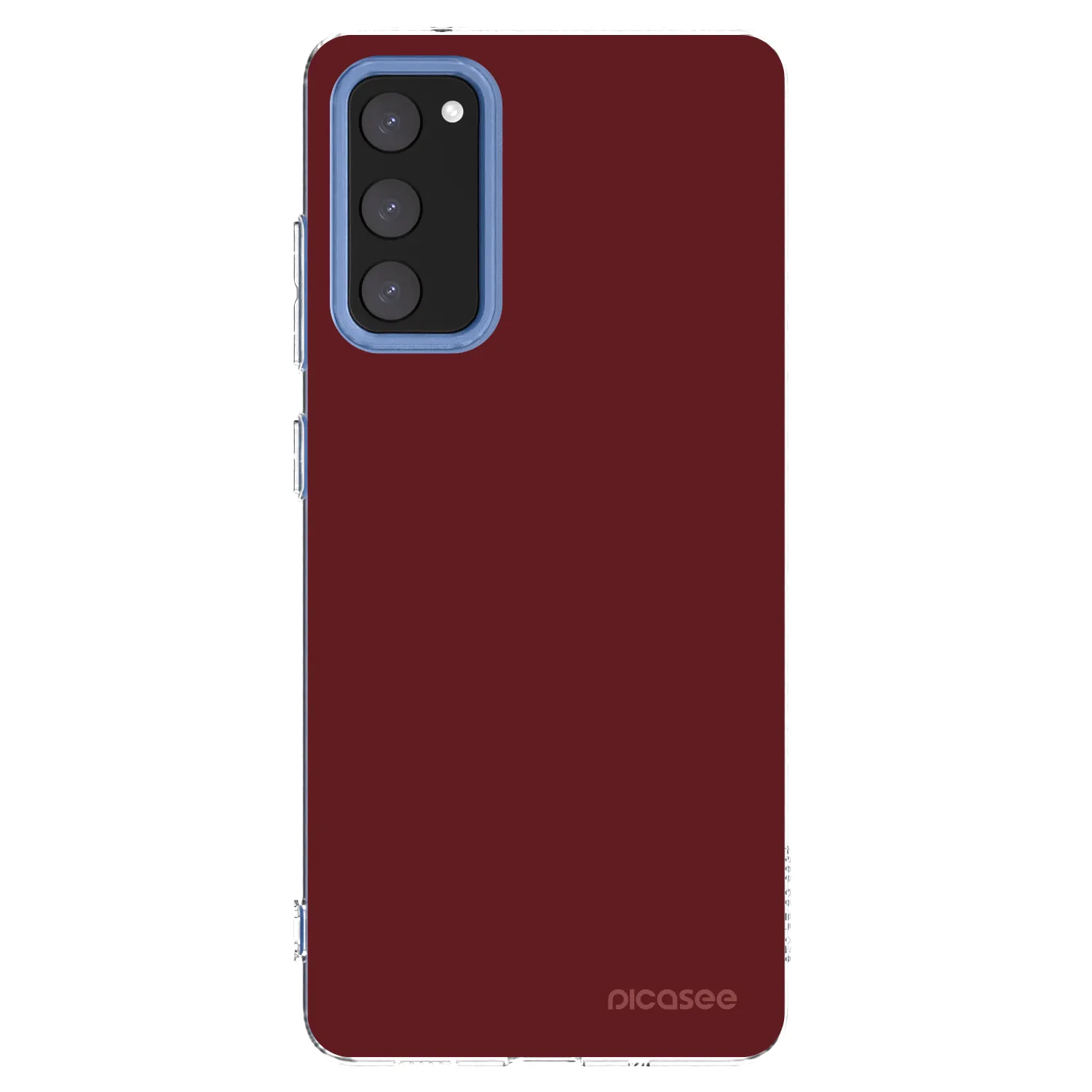 Picasee silikonový průhledný obal pro Samsung Galaxy S20 FE - Red Bliss