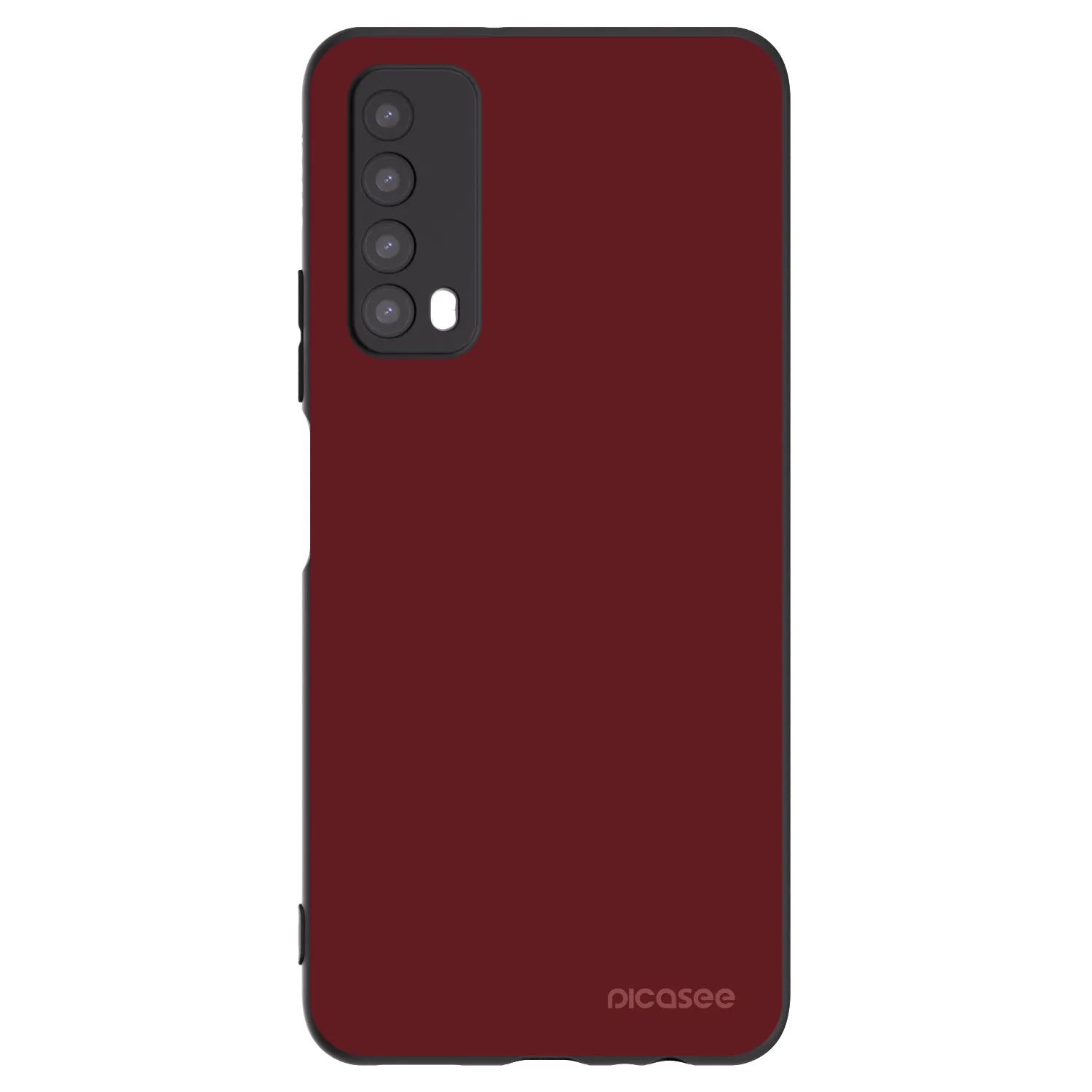 Picasee silikonový černý obal pro Huawei P Smart 2021 - Red Bliss