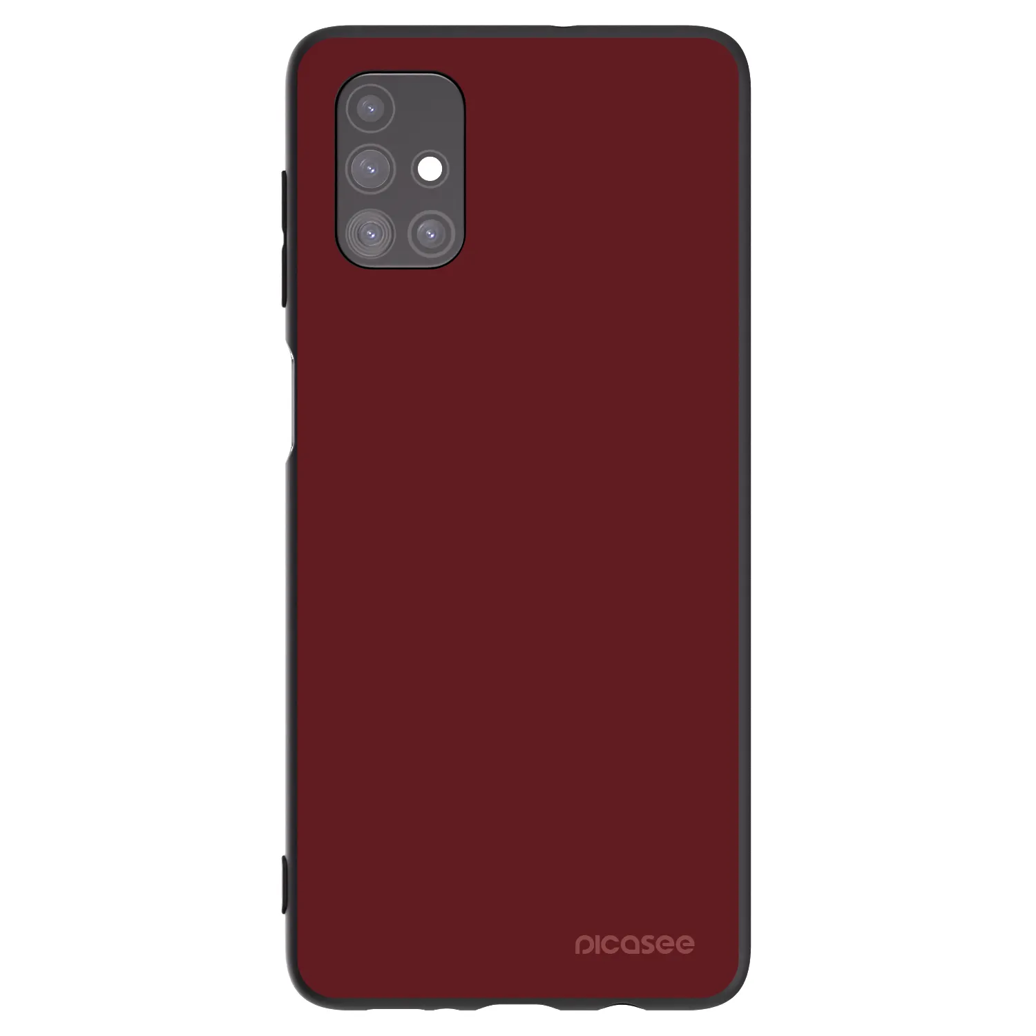 Picasee silikonový černý obal pro Samsung Galaxy M51 M515F - Red Bliss