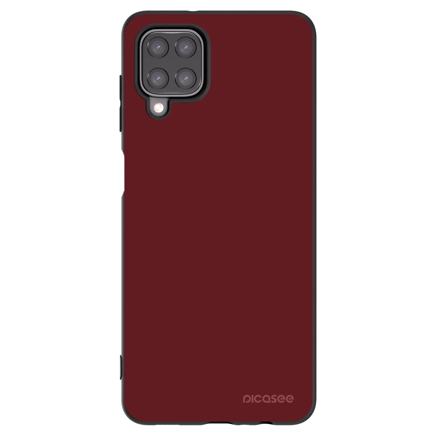 Picasee silikonový černý obal pro Samsung Galaxy A12 A125F - Red Bliss