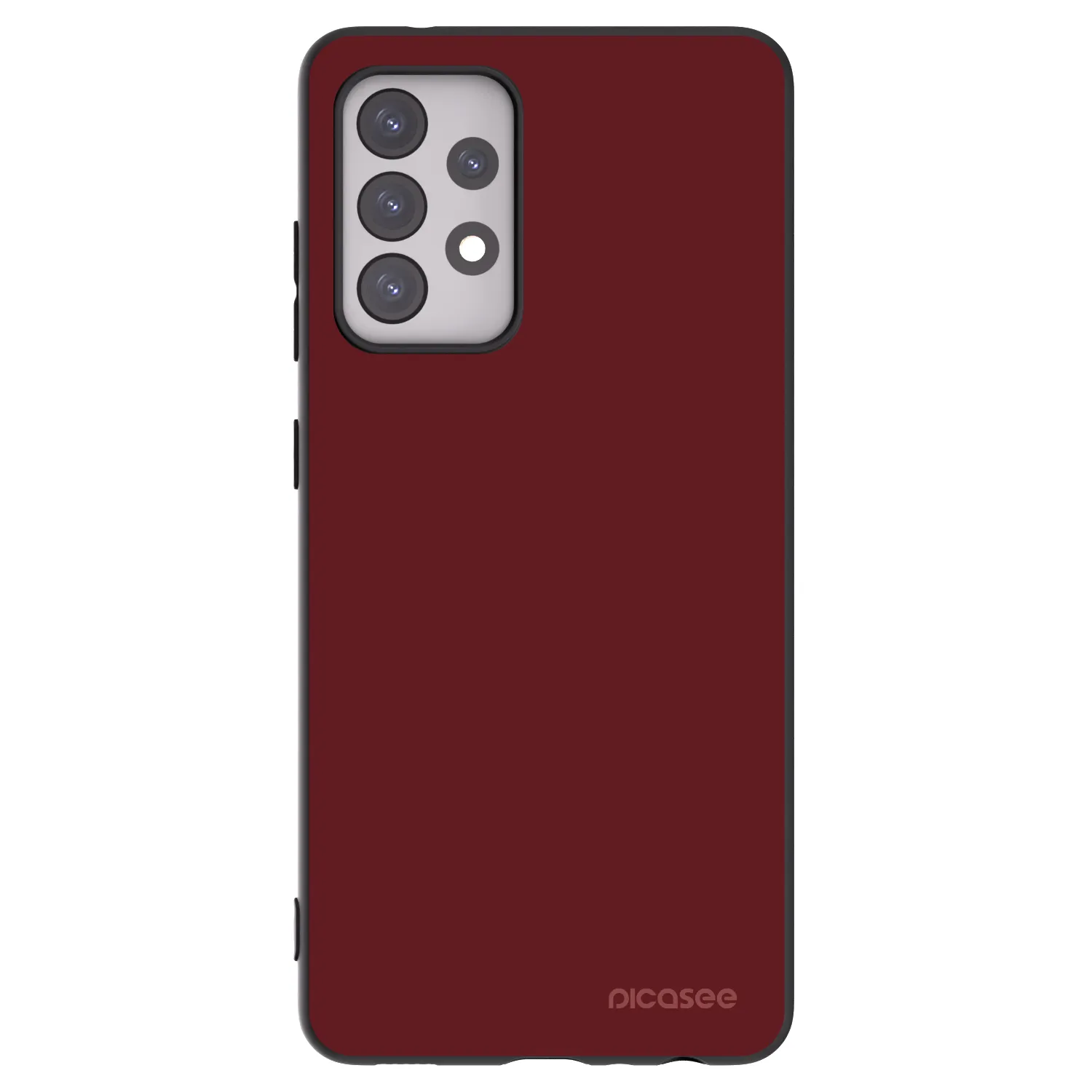 Picasee silikonový černý obal pro Samsung Galaxy A52 5G A525F - Red Bliss