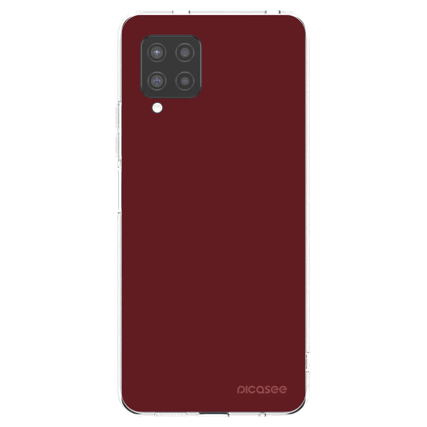 Picasee silikonový průhledný obal pro Samsung Galaxy A42 A426B - Red Bliss