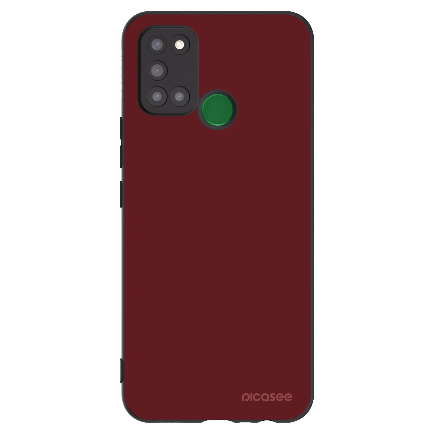 Picasee silikonový černý obal pro Realme 7i - Red Bliss