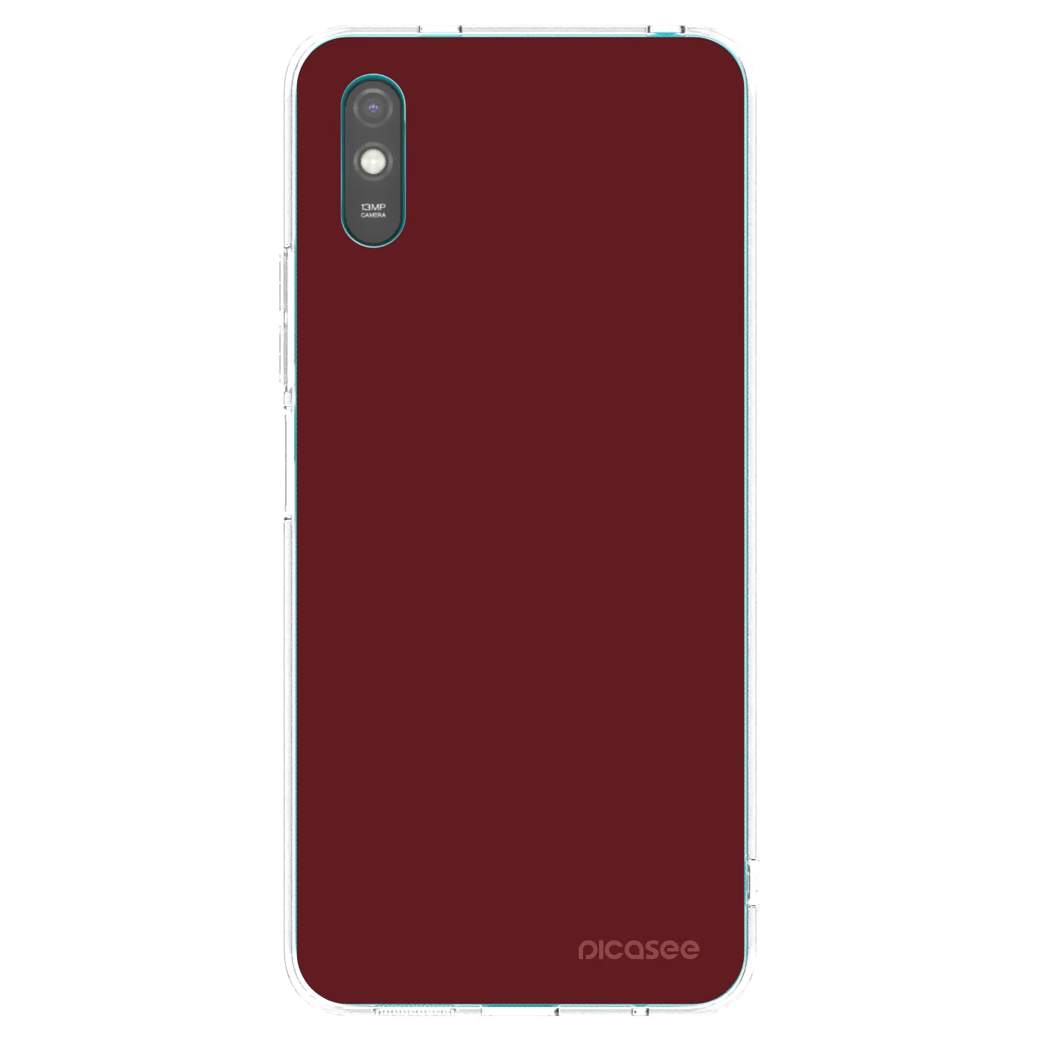 Picasee silikonový průhledný obal pro Xiaomi Redmi 9AT - Red Bliss