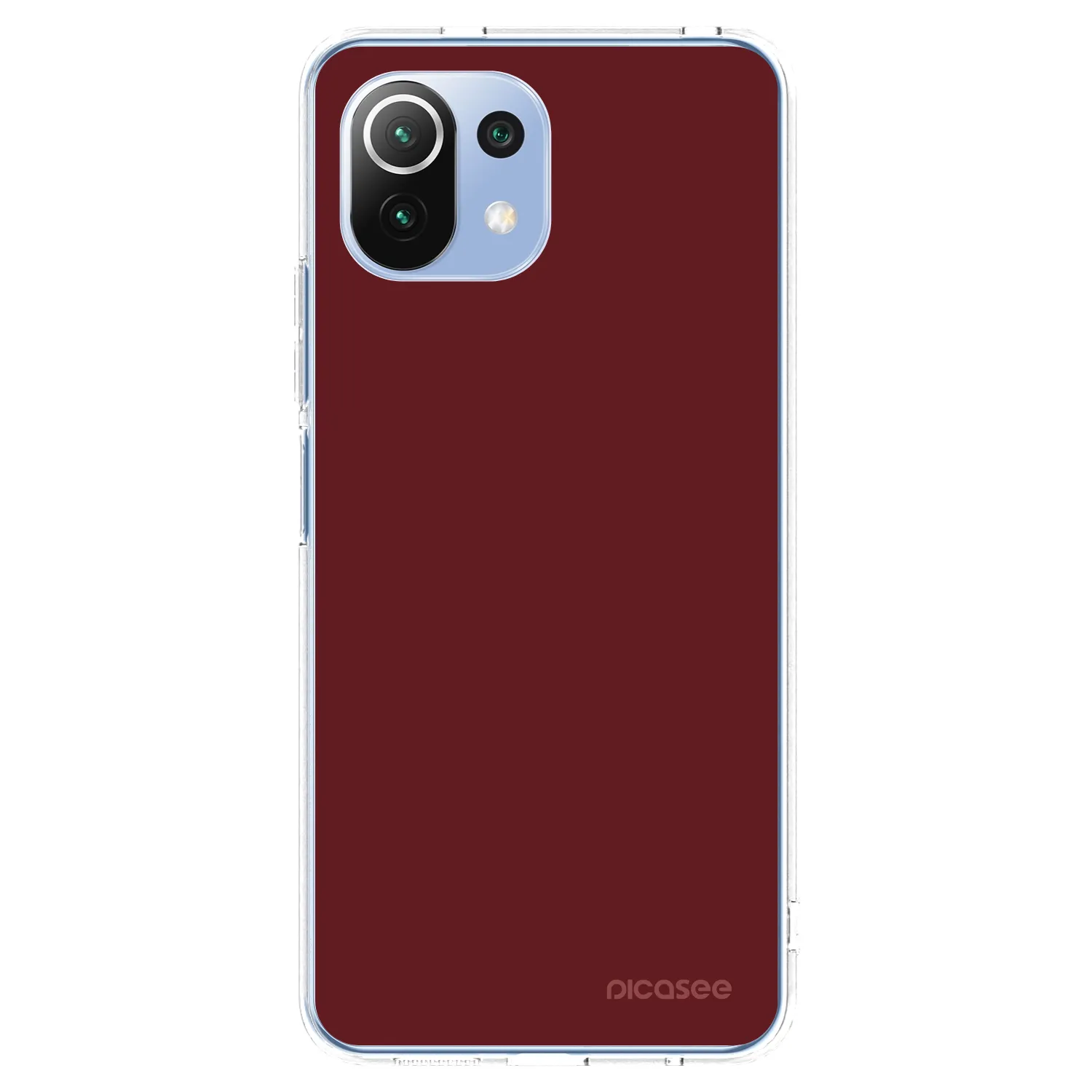 Picasee silikonový průhledný obal pro Xiaomi Mi 11 Lite - Red Bliss