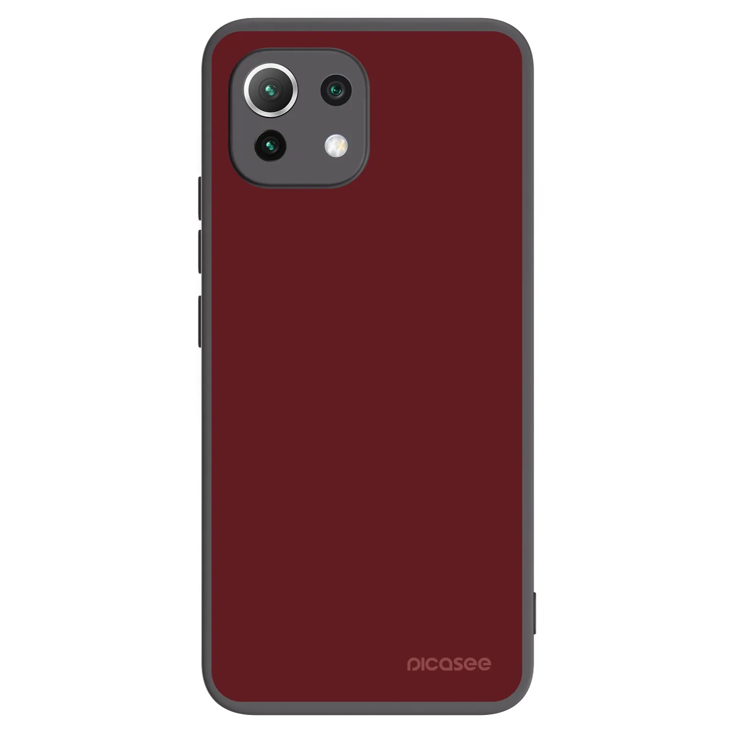 Picasee silikonový černý obal pro Xiaomi Mi 11 Lite - Red Bliss
