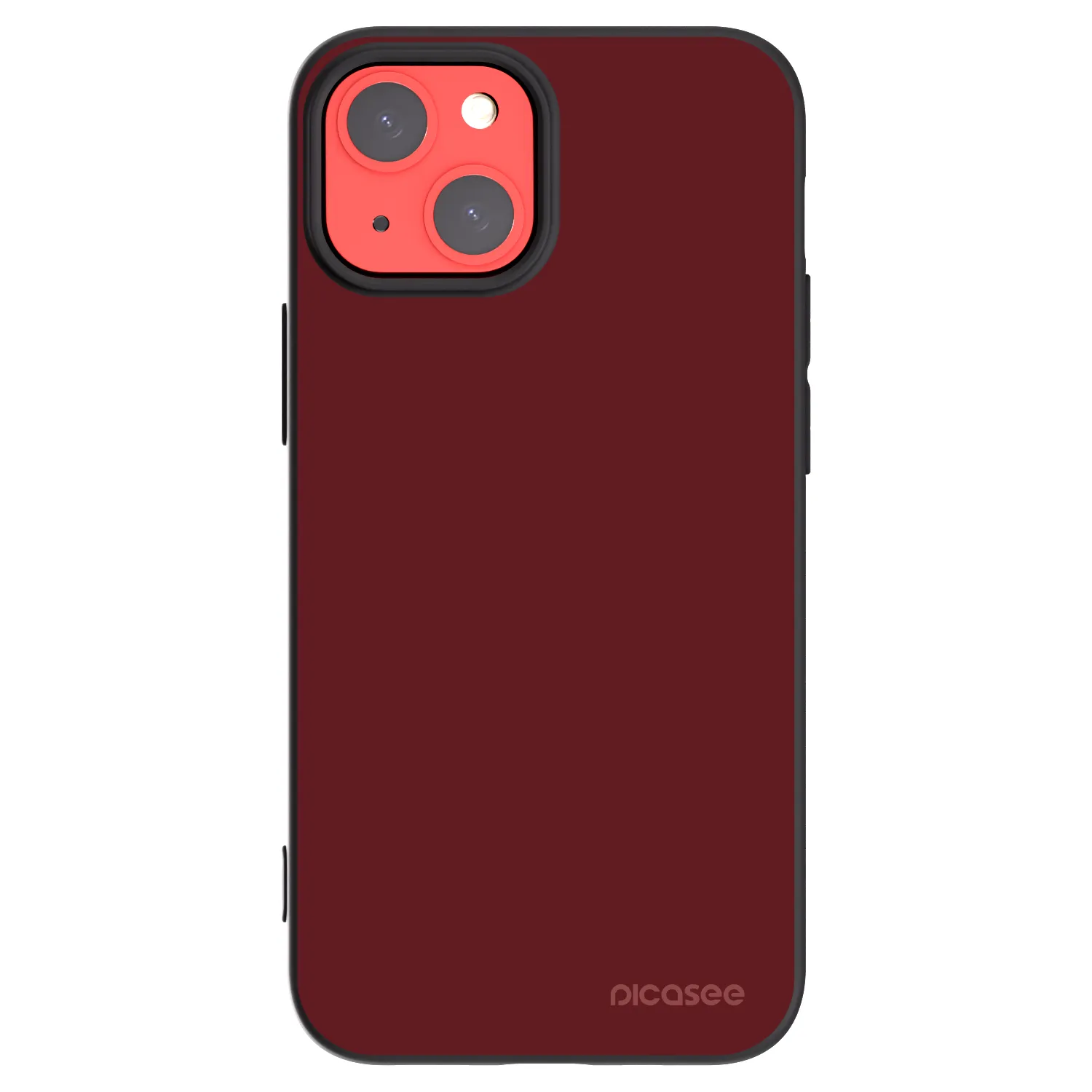 Picasee silikonový černý obal pro Apple iPhone 13 mini - Red Bliss