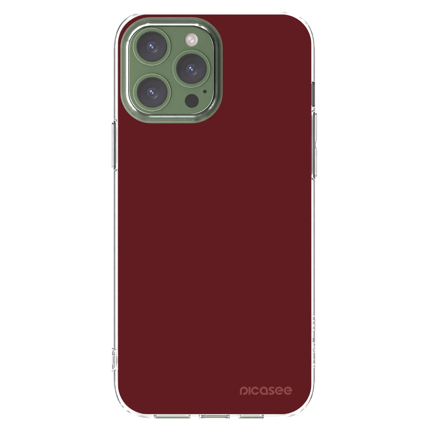 Picasee silikonový průhledný obal pro Apple iPhone 13 Pro Max - Red Bliss