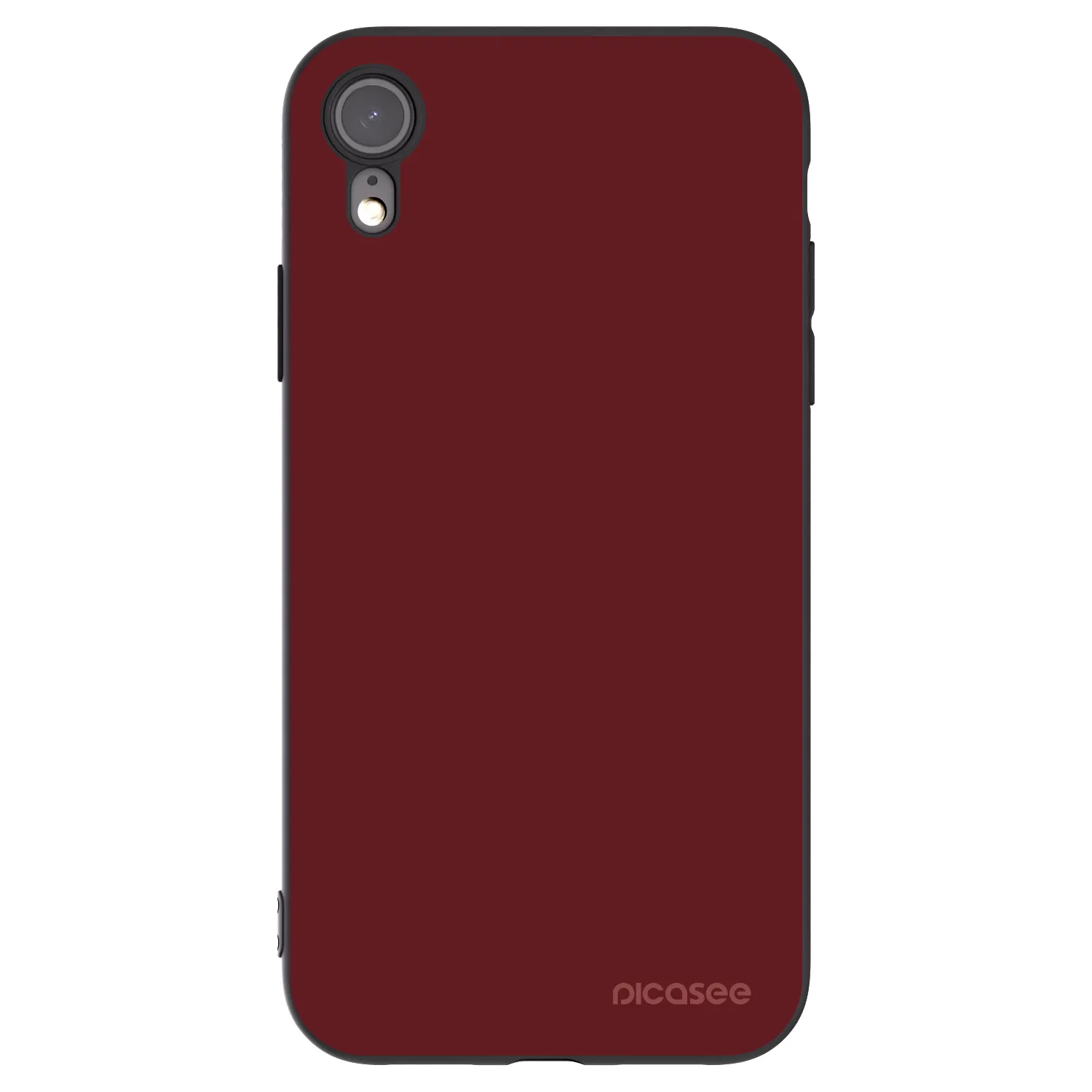 Picasee silikonový černý obal pro Apple iPhone XR - Red Bliss