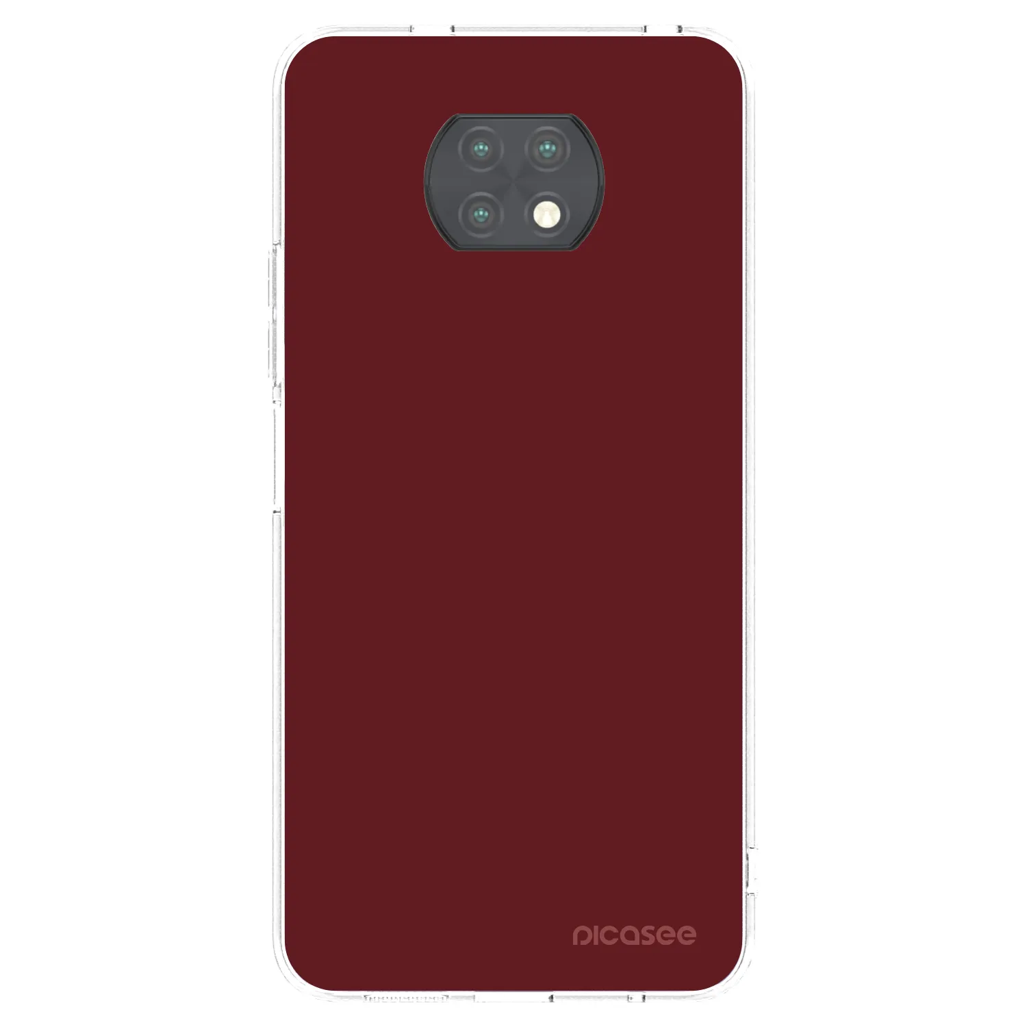 Picasee silikonový průhledný obal pro Xiaomi Redmi Note 9T - Red Bliss