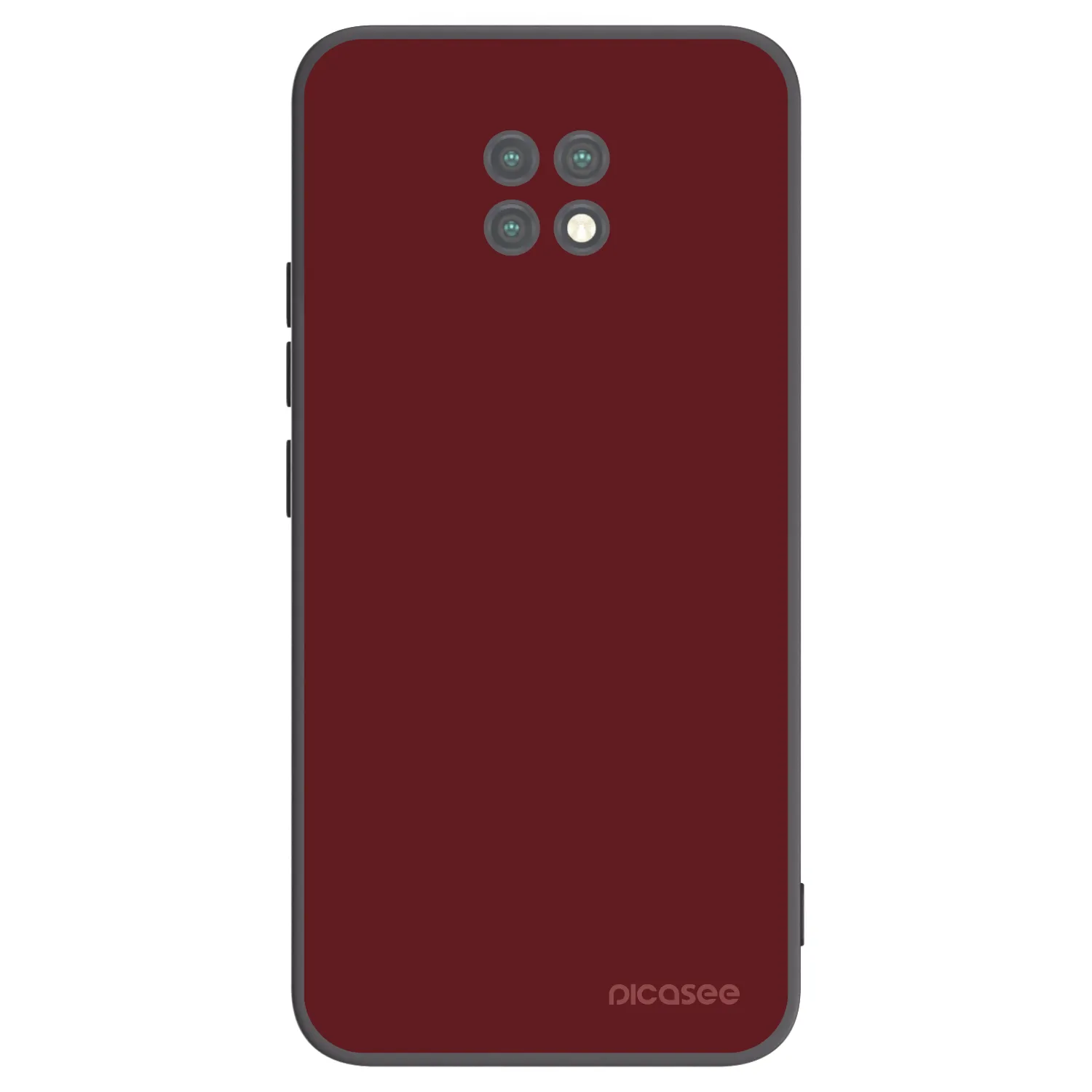 Picasee silikonový černý obal pro Xiaomi Redmi Note 9T - Red Bliss