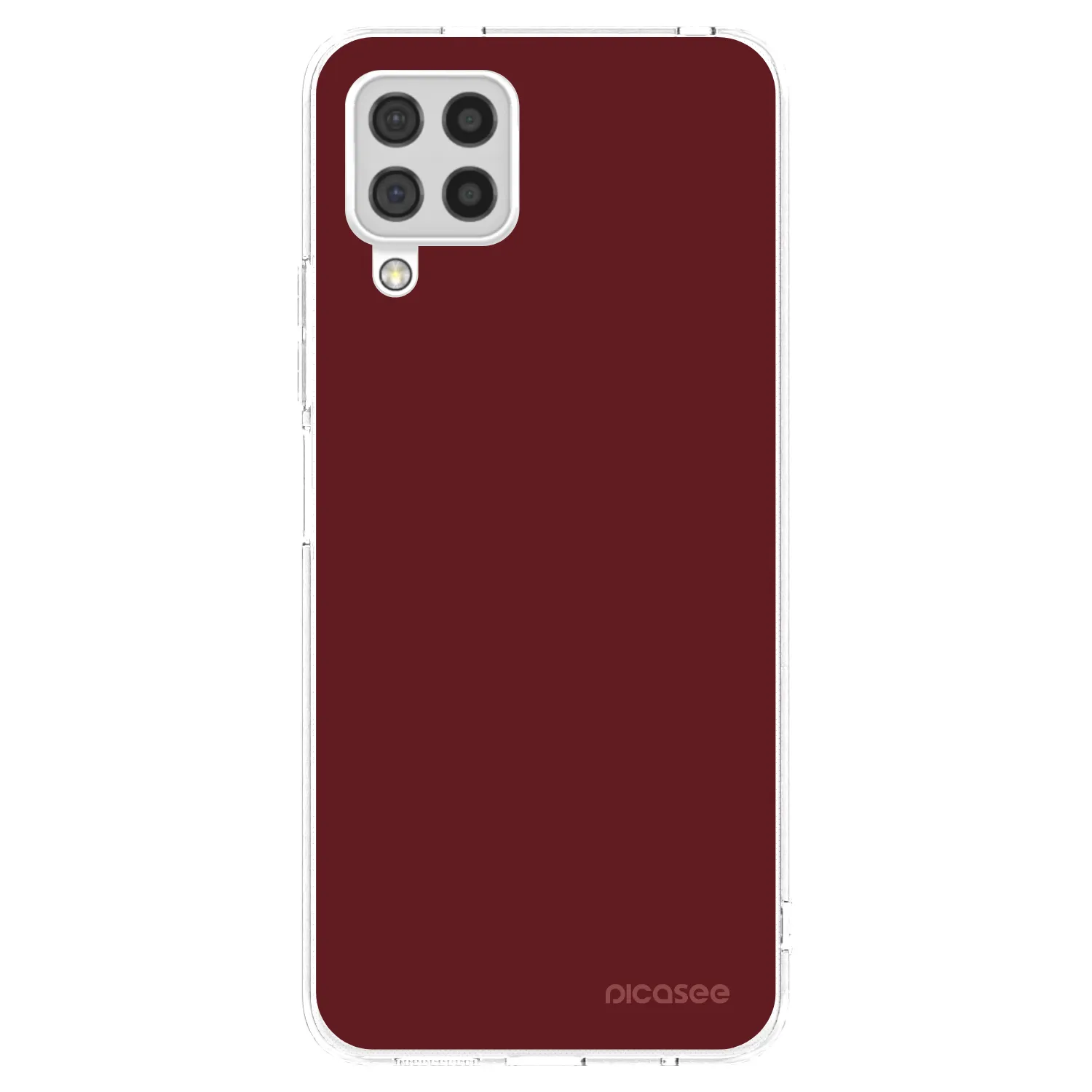 Picasee silikonový průhledný obal pro Samsung Galaxy A22 A225F 4G - Red Bliss