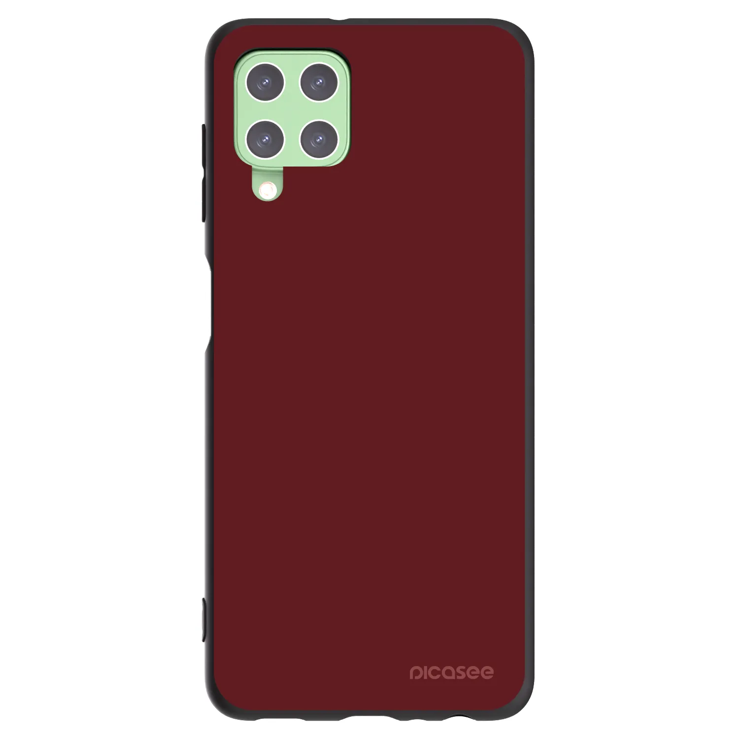 Picasee silikonový černý obal pro Samsung Galaxy A22 A225F 4G - Red Bliss