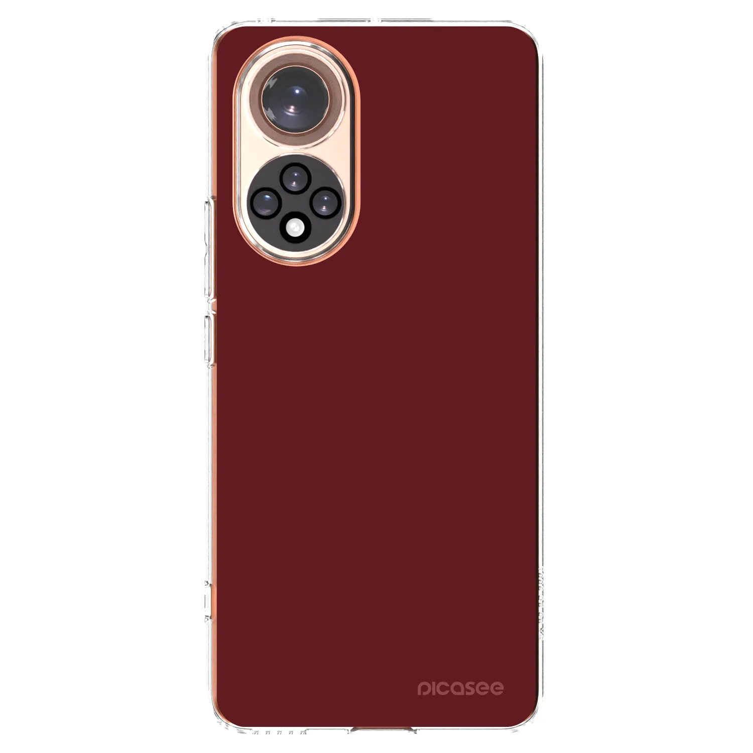Picasee silikonový průhledný obal pro Honor 50 5G - Red Bliss