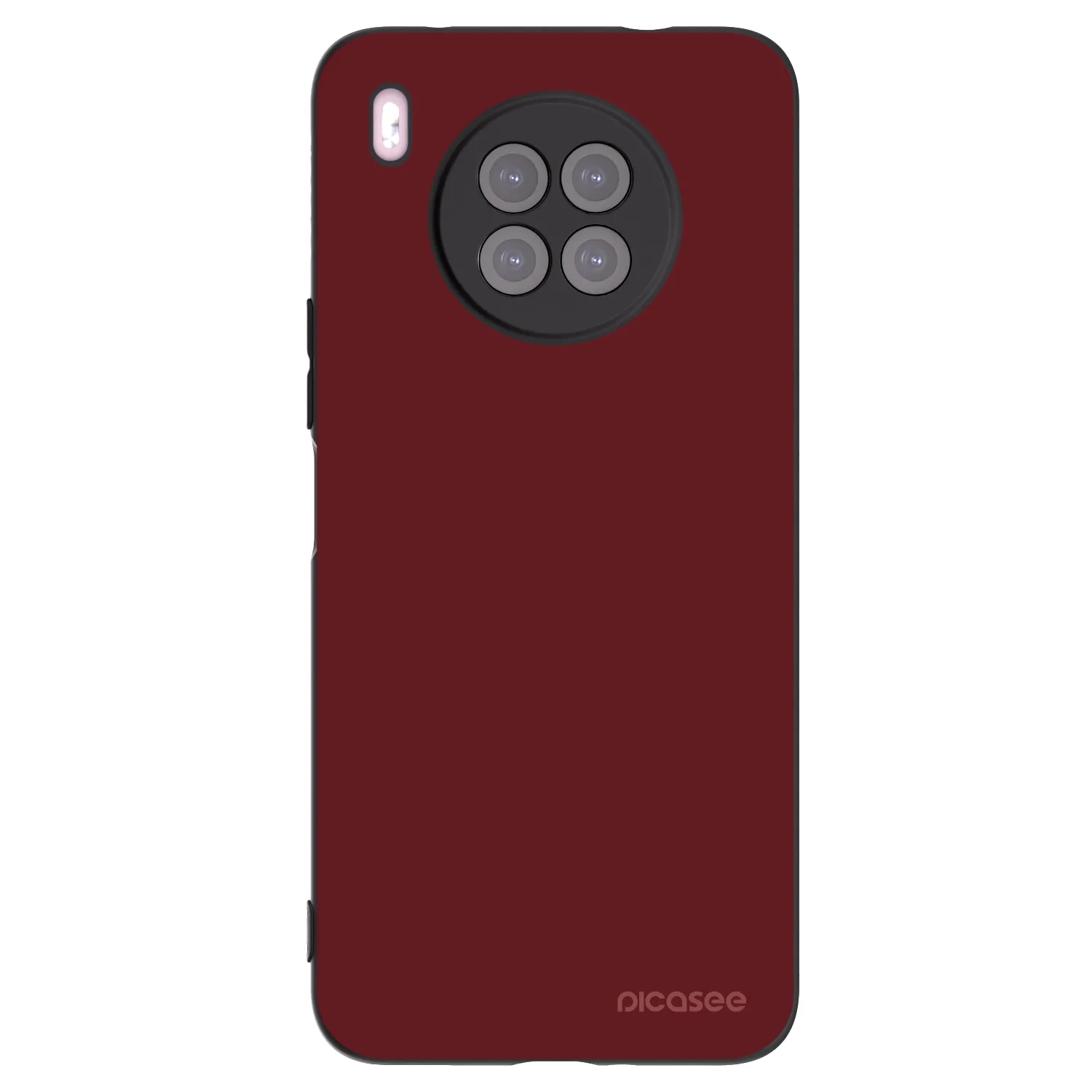 Picasee silikonový černý obal pro Huawei Nova 8i - Red Bliss