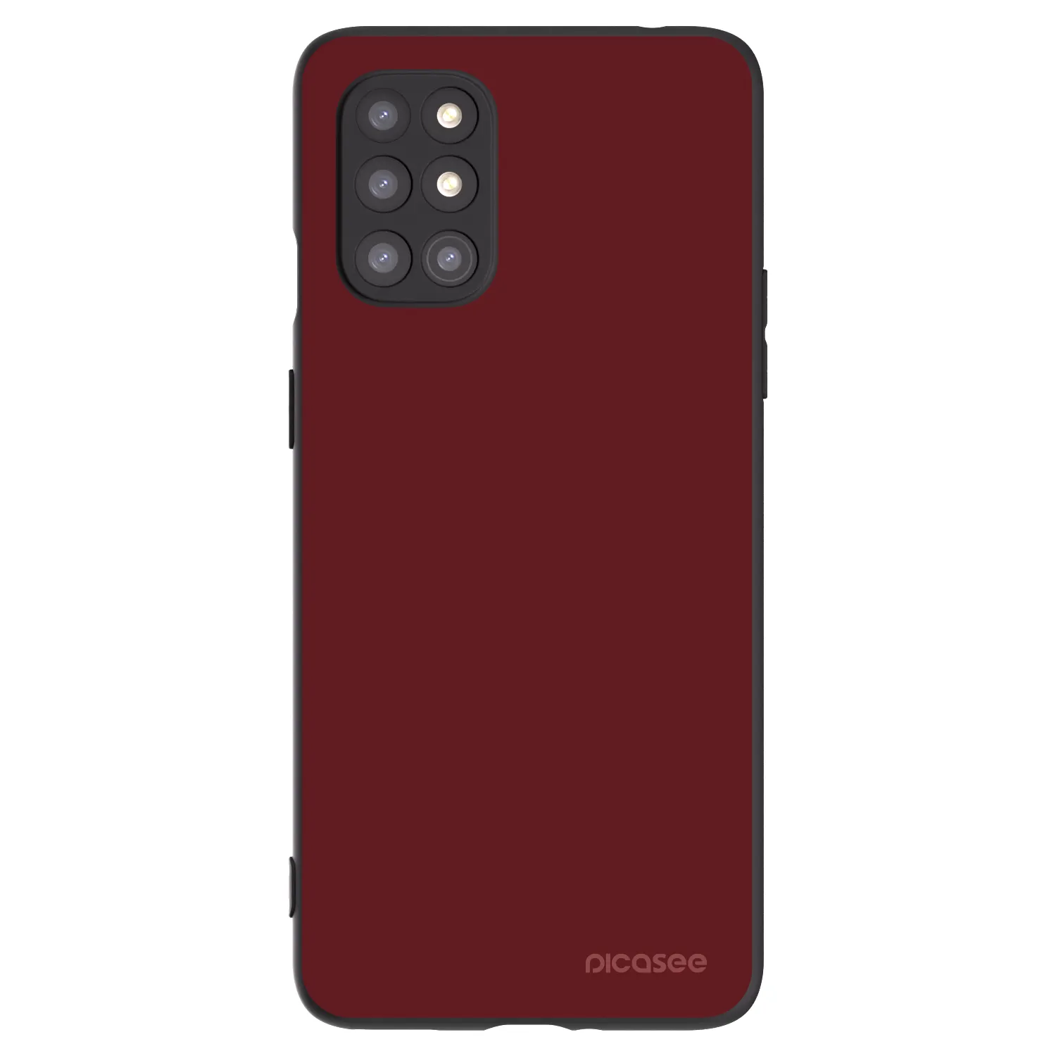 Picasee silikonový černý obal pro OnePlus 8T - Red Bliss