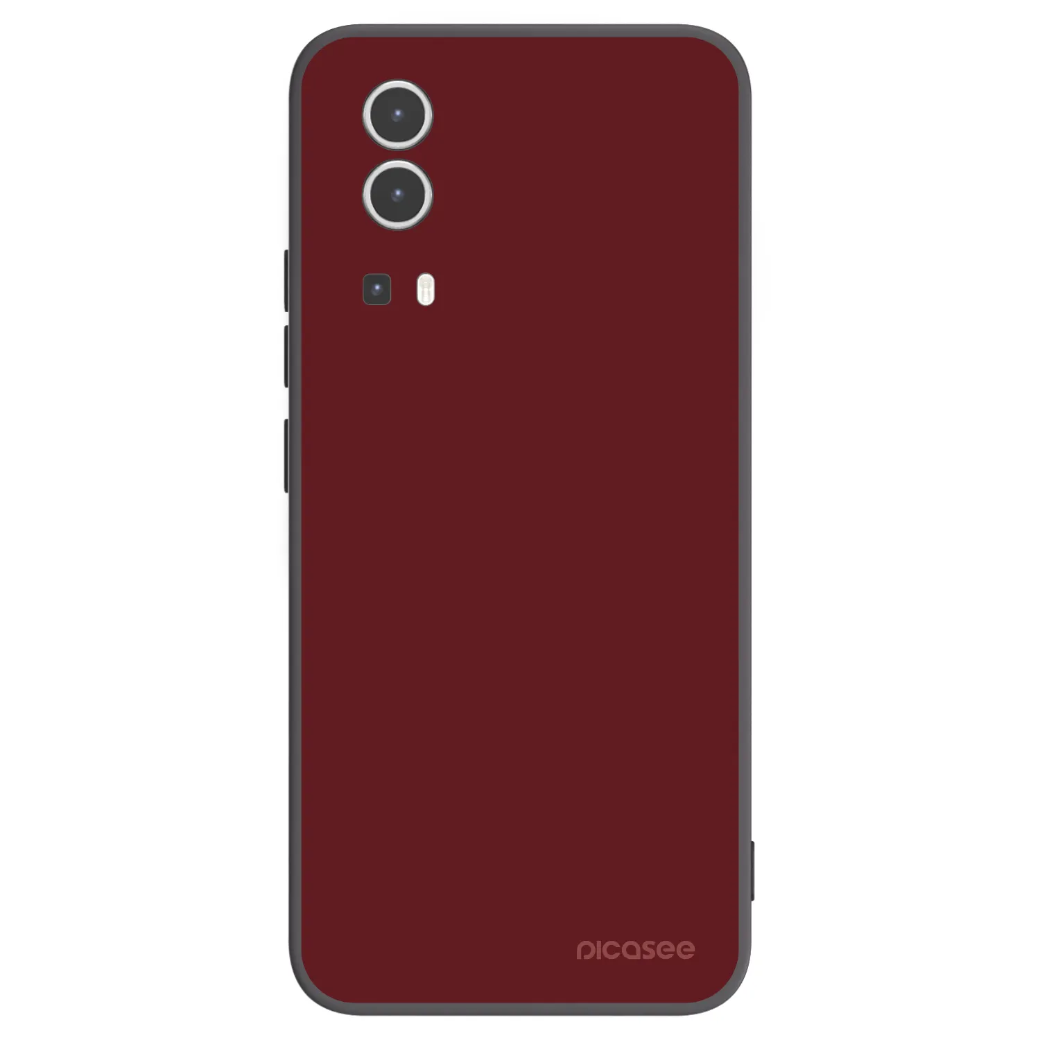 Picasee silikonový černý obal pro Vivo Y72 5G - Red Bliss