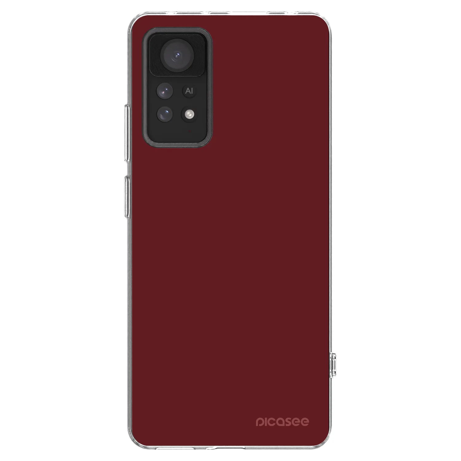 Picasee silikonový průhledný obal pro Xiaomi Redmi Note 11 Pro - Red Bliss