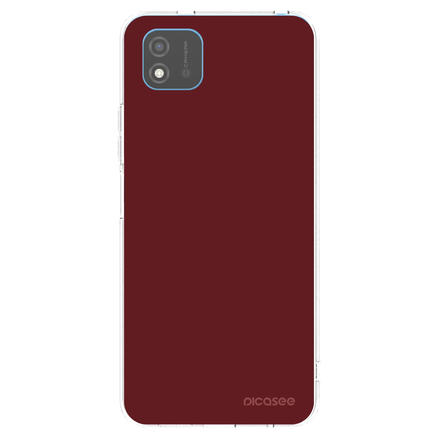Picasee silikonový průhledný obal pro Realme C11 (2021) - Red Bliss