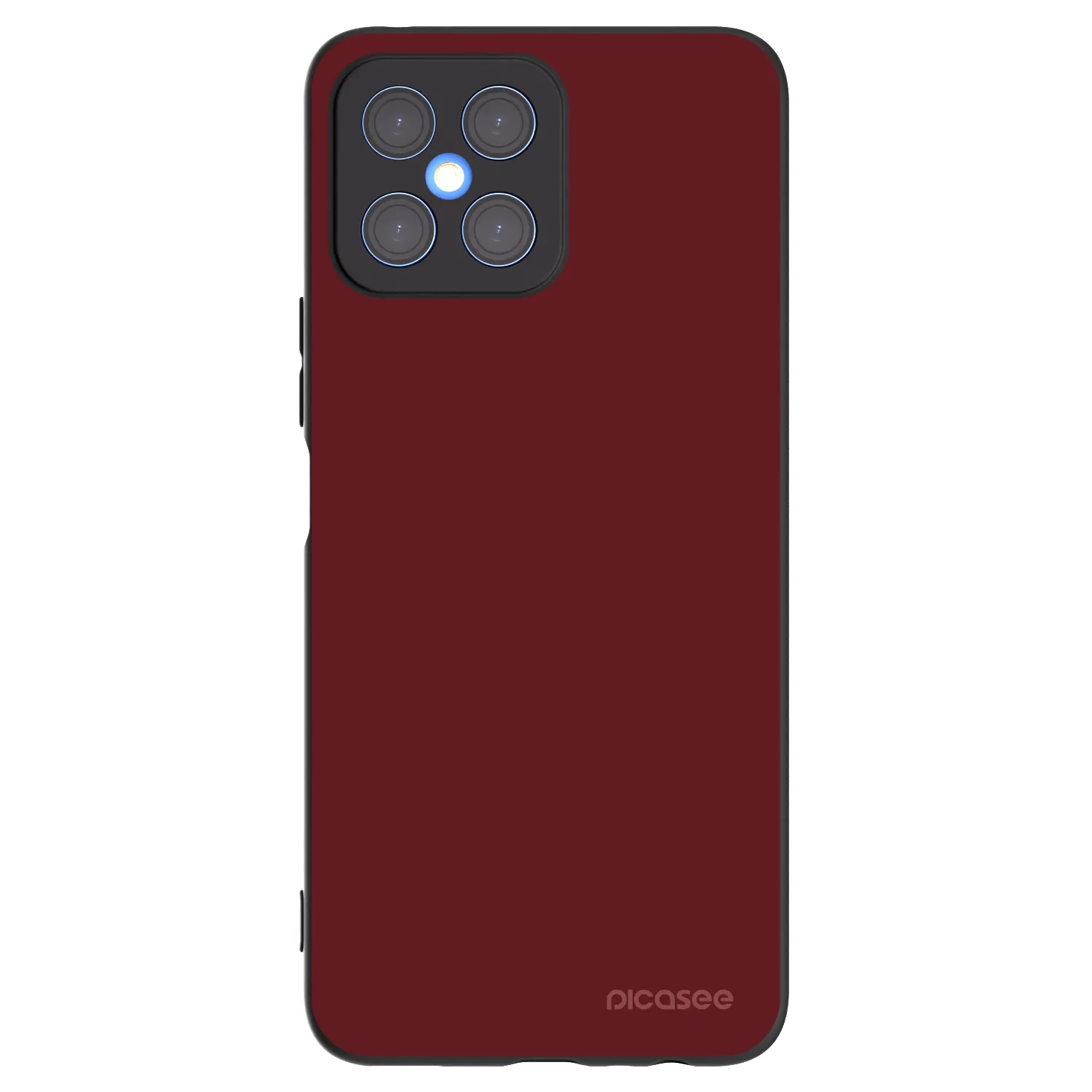 Picasee silikonový černý obal pro Honor X8 4G - Red Bliss