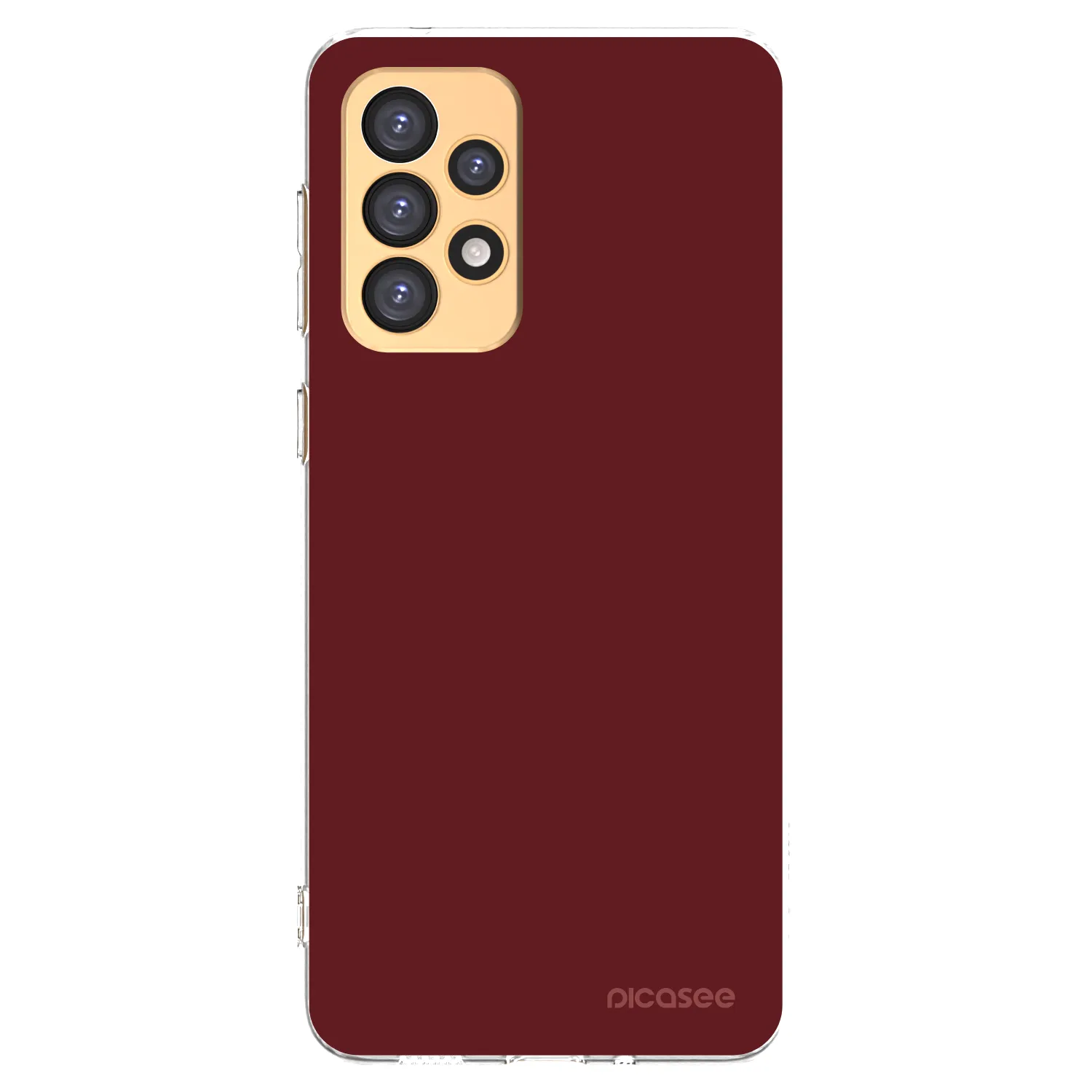 Picasee silikonový průhledný obal pro Samsung Galaxy A33 5G A336 - Red Bliss