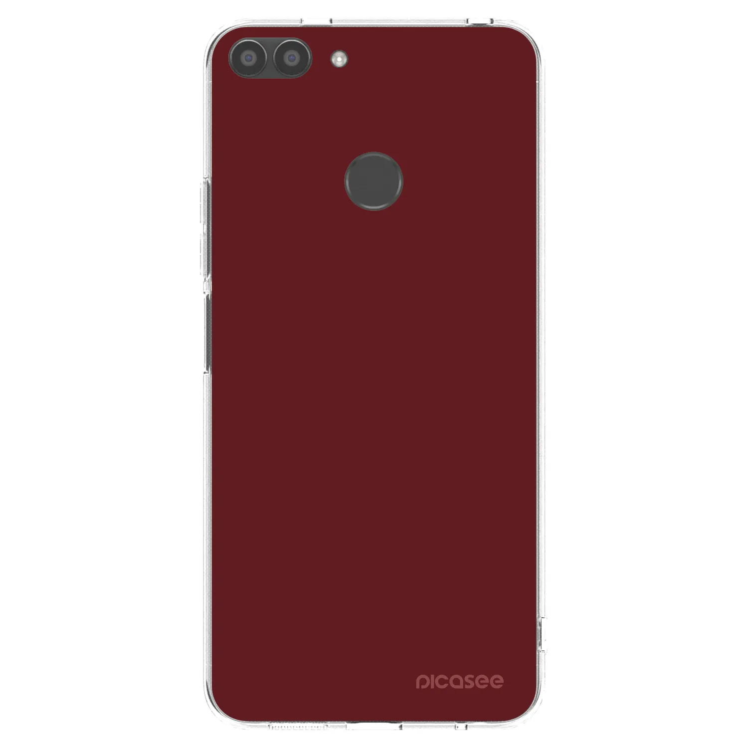 Picasee silikonový průhledný obal pro Huawei P Smart - Red Bliss