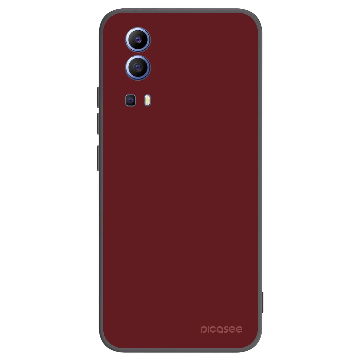 Picasee silikonový černý obal pro Vivo Y52 5G - Red Bliss