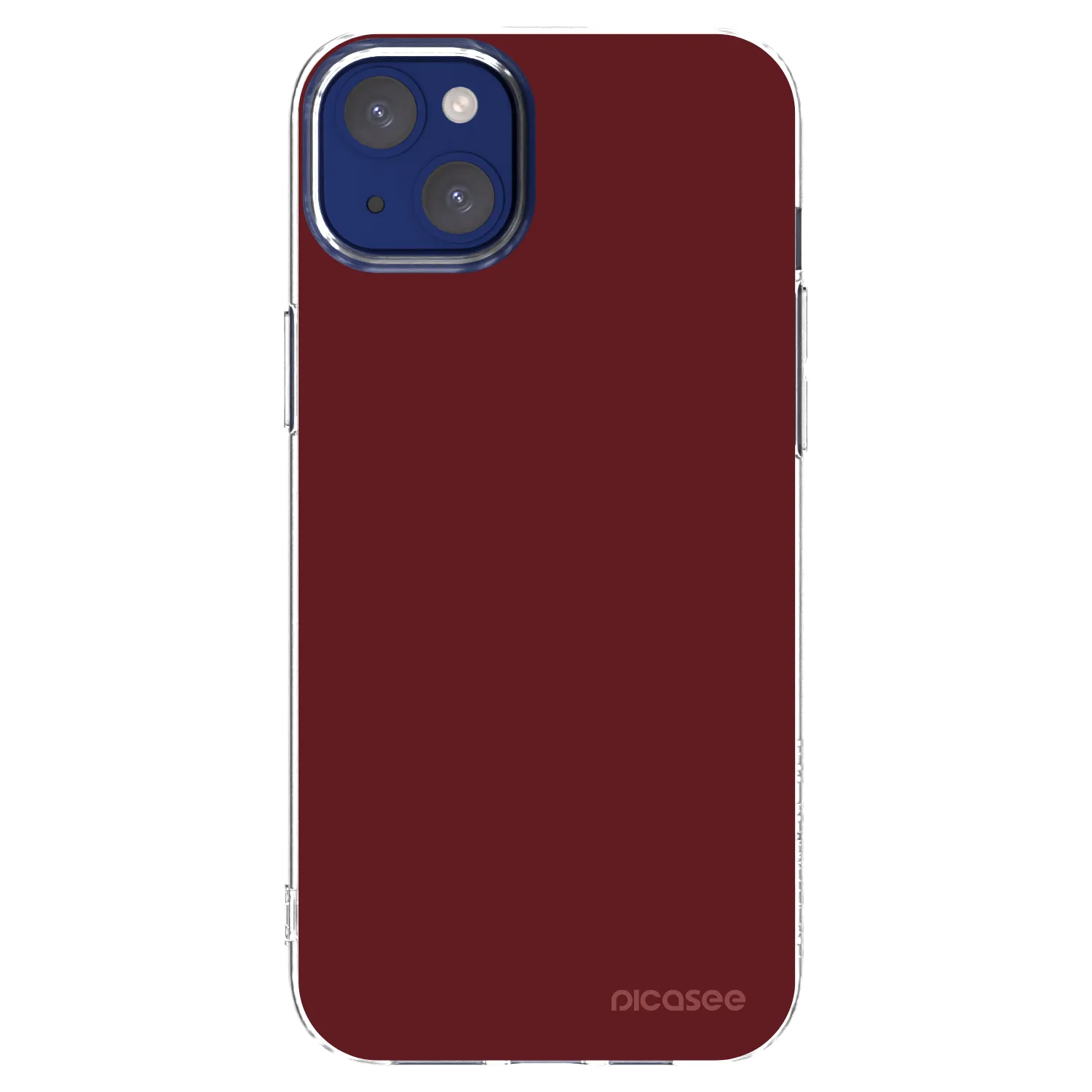 Picasee silikonový průhledný obal pro Apple iPhone 14 Plus - Red Bliss