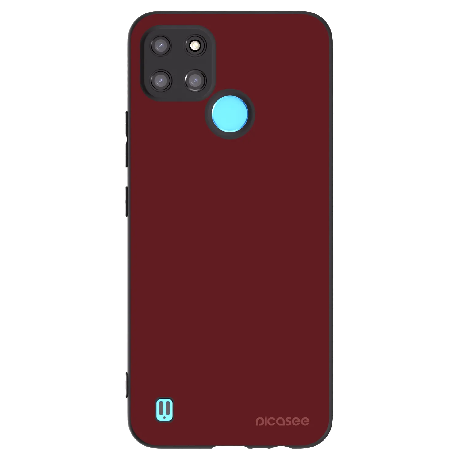 Picasee silikonový černý obal pro Realme C21Y - Red Bliss