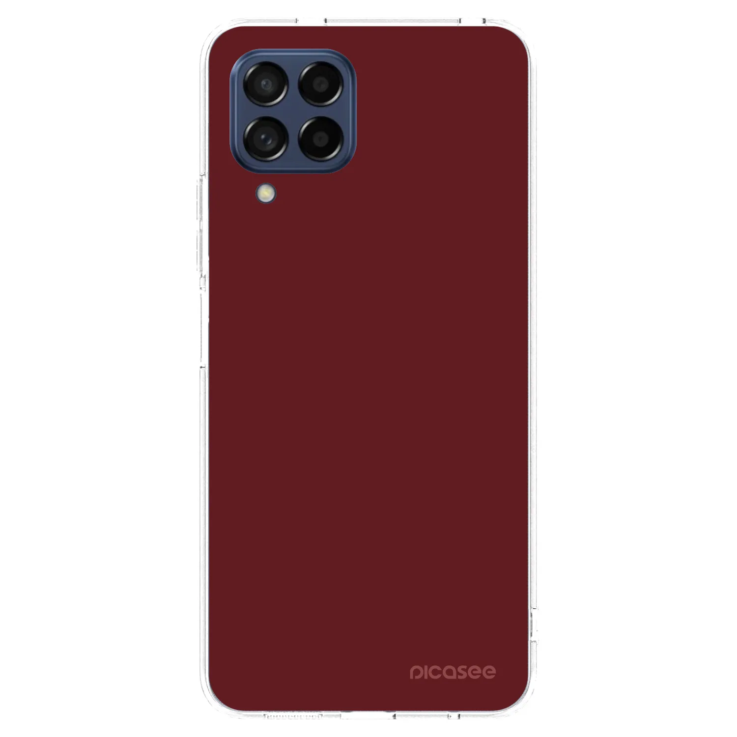 Picasee silikonový průhledný obal pro Samsung Galaxy M53 5G - Red Bliss
