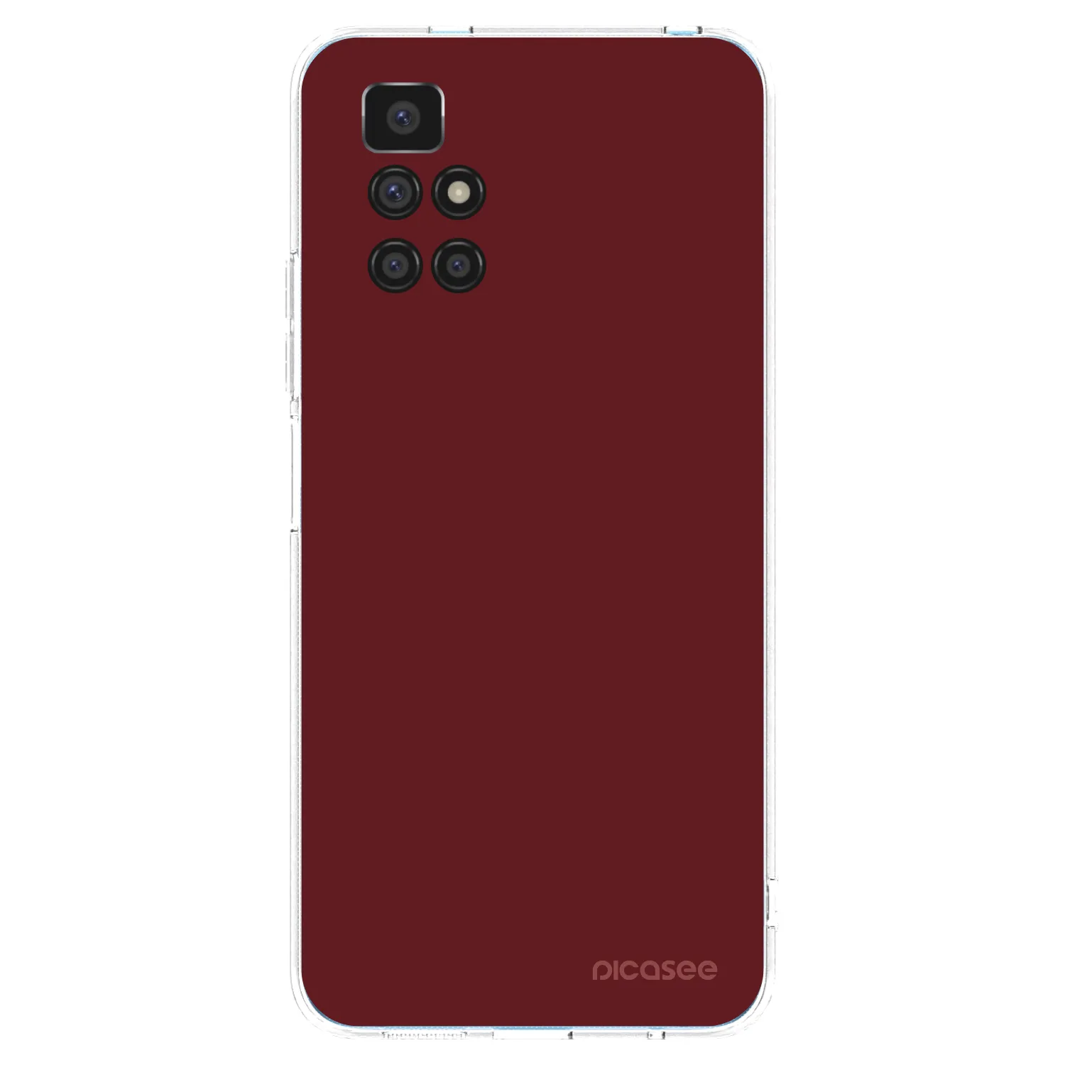 Picasee silikonový průhledný obal pro Xiaomi Redmi 10 (2022) - Red Bliss
