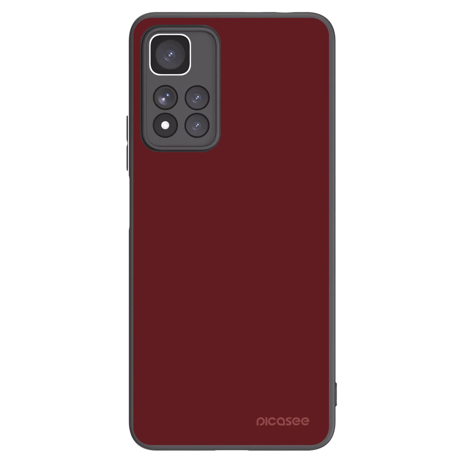 Picasee silikonový černý obal pro Xiaomi Redmi Note 11 Pro+ 5G - Red Bliss