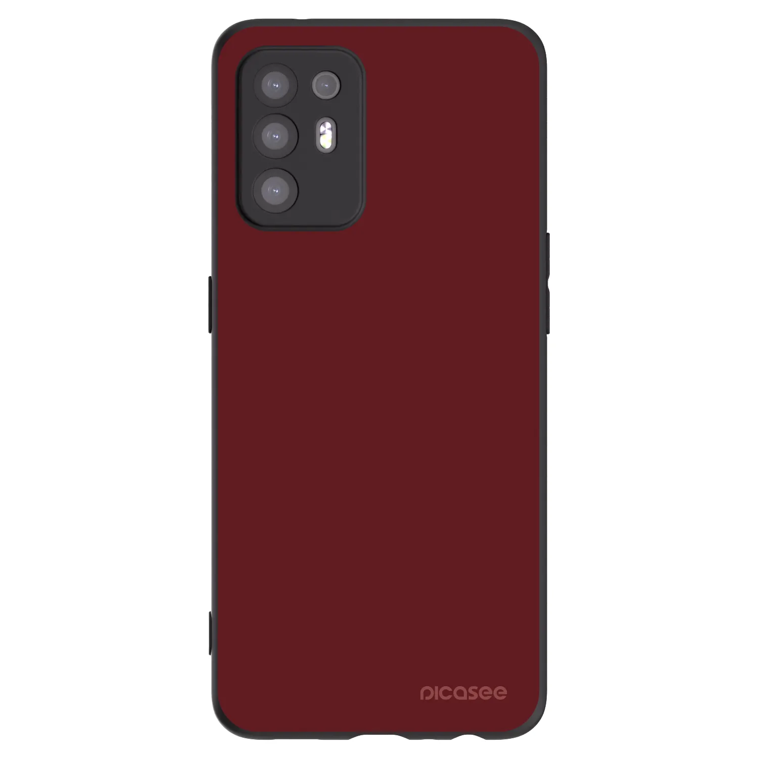 Picasee silikonový černý obal pro OPPO A94 5G - Red Bliss