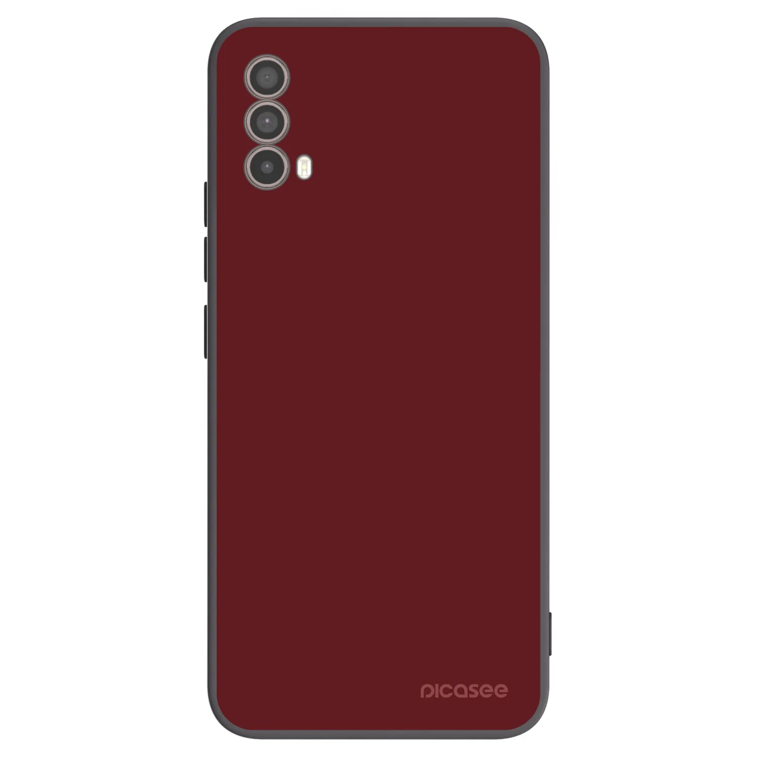 Picasee silikonový černý obal pro Motorola Moto E40 - Red Bliss