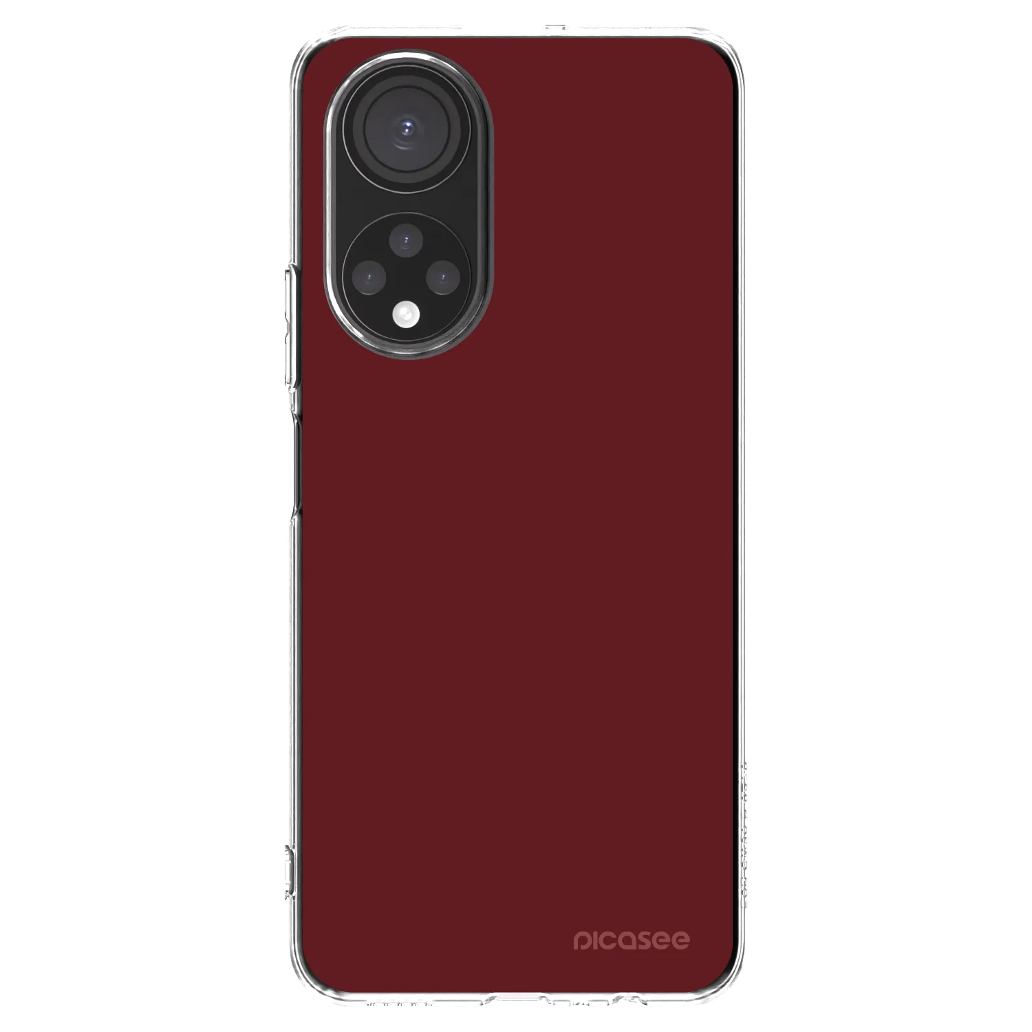 Picasee silikonový průhledný obal pro Honor X7 - Red Bliss