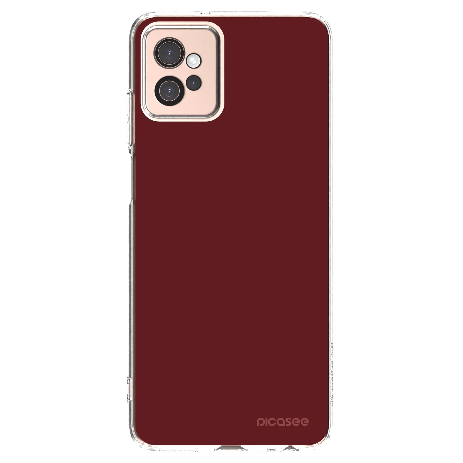 Picasee silikonový průhledný obal pro Motorola Moto G32 - Red Bliss