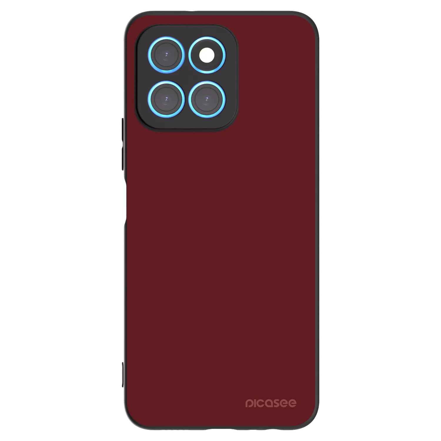 Picasee silikonový černý obal pro Honor X8 5G - Red Bliss