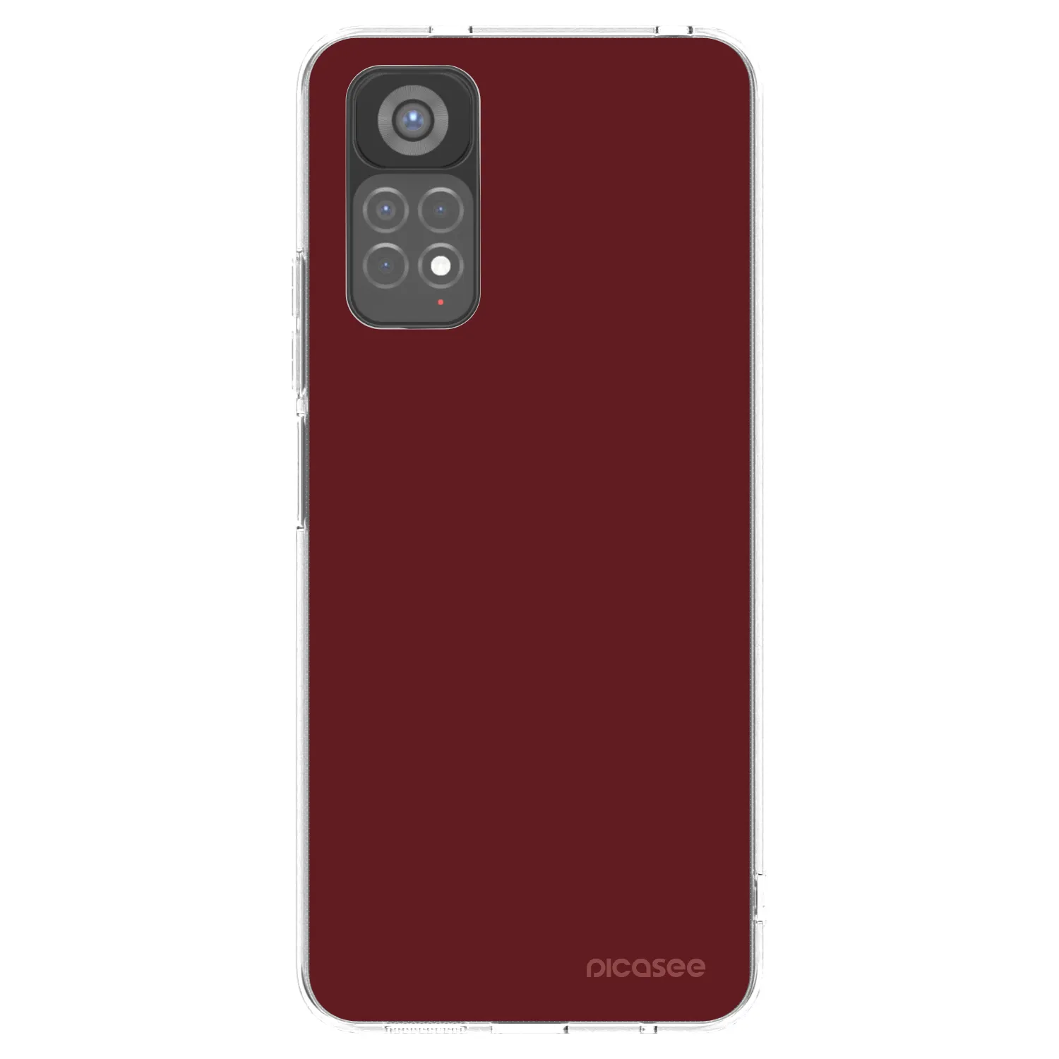 Picasee silikonový průhledný obal pro Xiaomi Redmi Note 11S 5G - Red Bliss