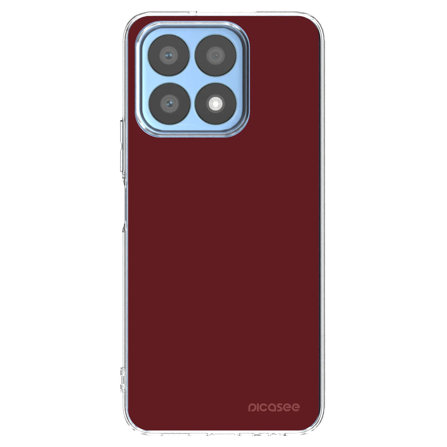 Picasee silikonový průhledný obal pro Honor X8a - Red Bliss