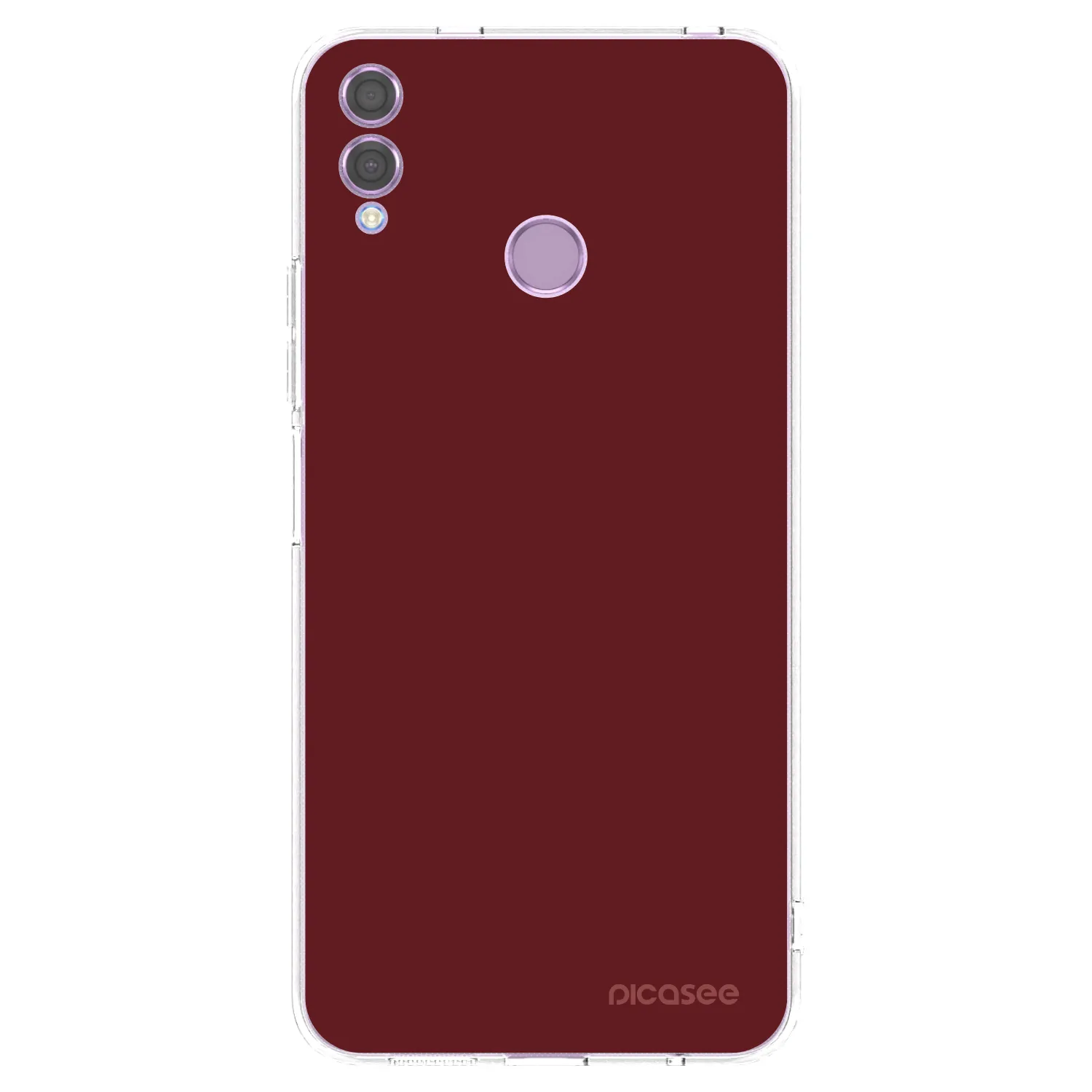 Picasee silikonový průhledný obal pro Honor 8X - Red Bliss