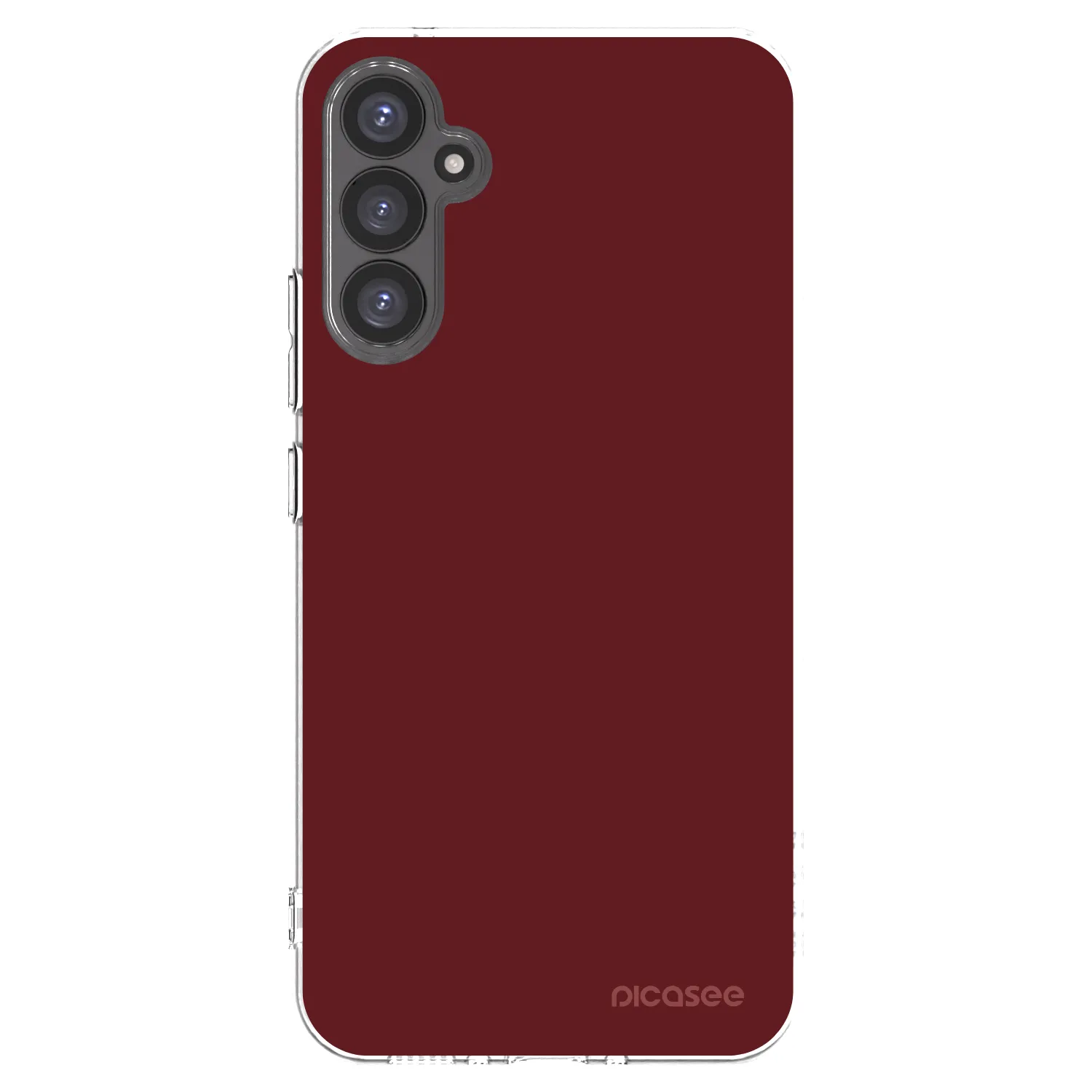 Picasee silikonový průhledný obal pro Samsung Galaxy A34 5G A346B - Red Bliss