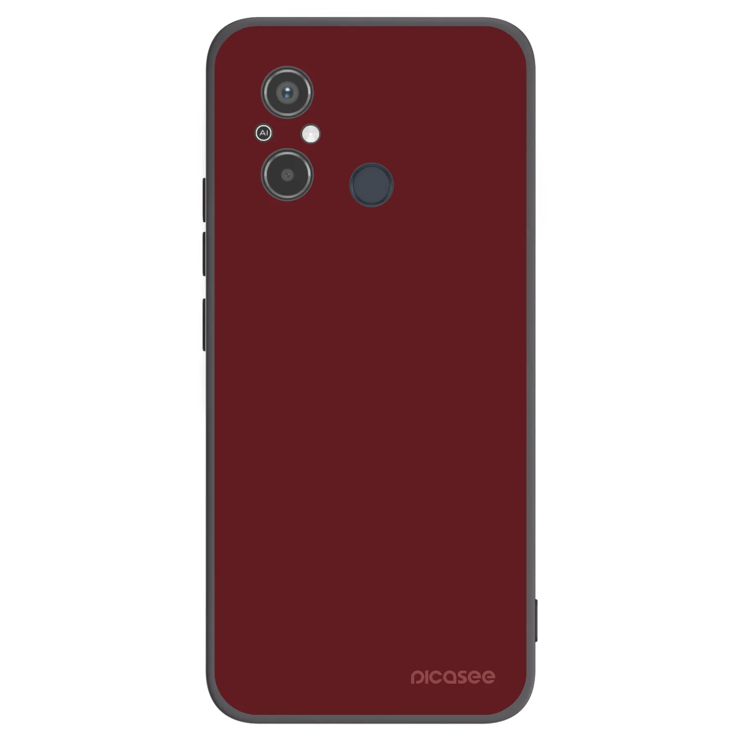 Picasee silikonový černý obal pro Xiaomi Redmi 12C - Red Bliss