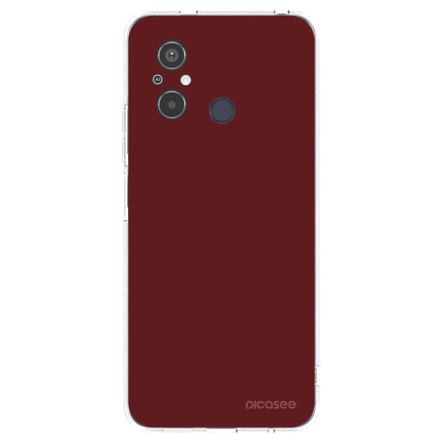 Picasee silikonový průhledný obal pro Xiaomi Redmi 12C - Red Bliss